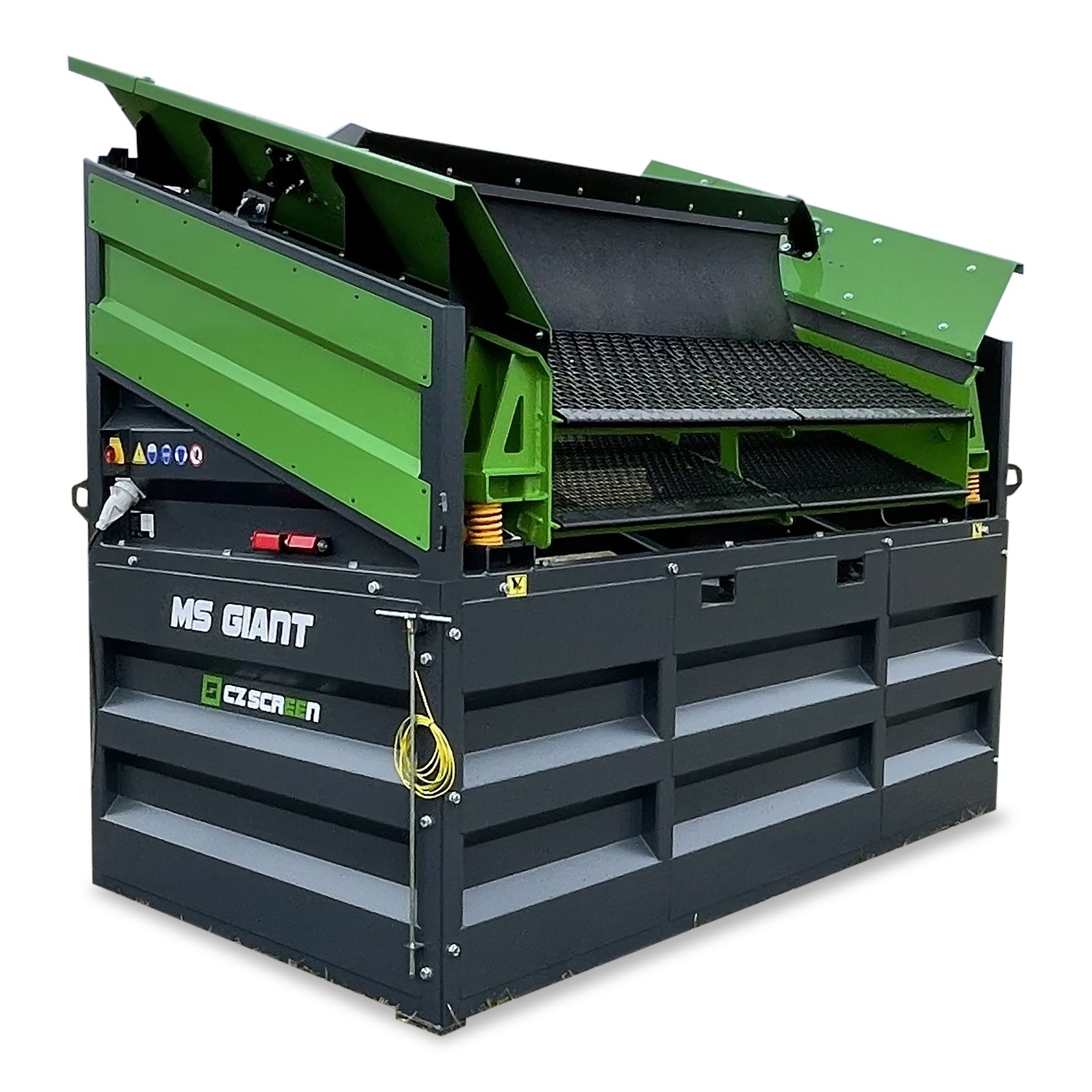 CZ Screen Siebanlage MS GIANT mieten – 2 t Einsatzgewicht, 40 - 100 t/hod