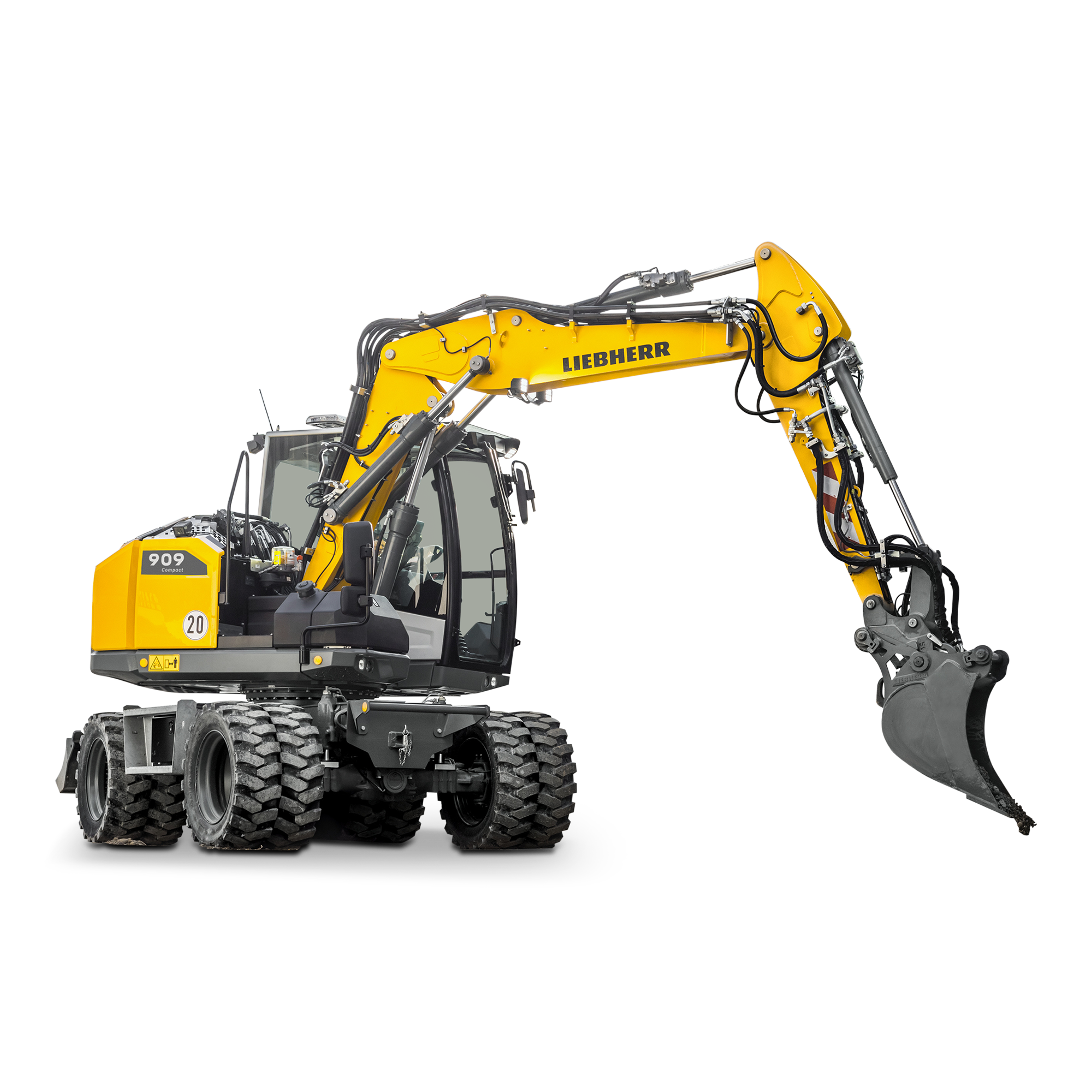 Liebherr A 909 Compact G8.0-D Litronic mieten – Mobilbagger