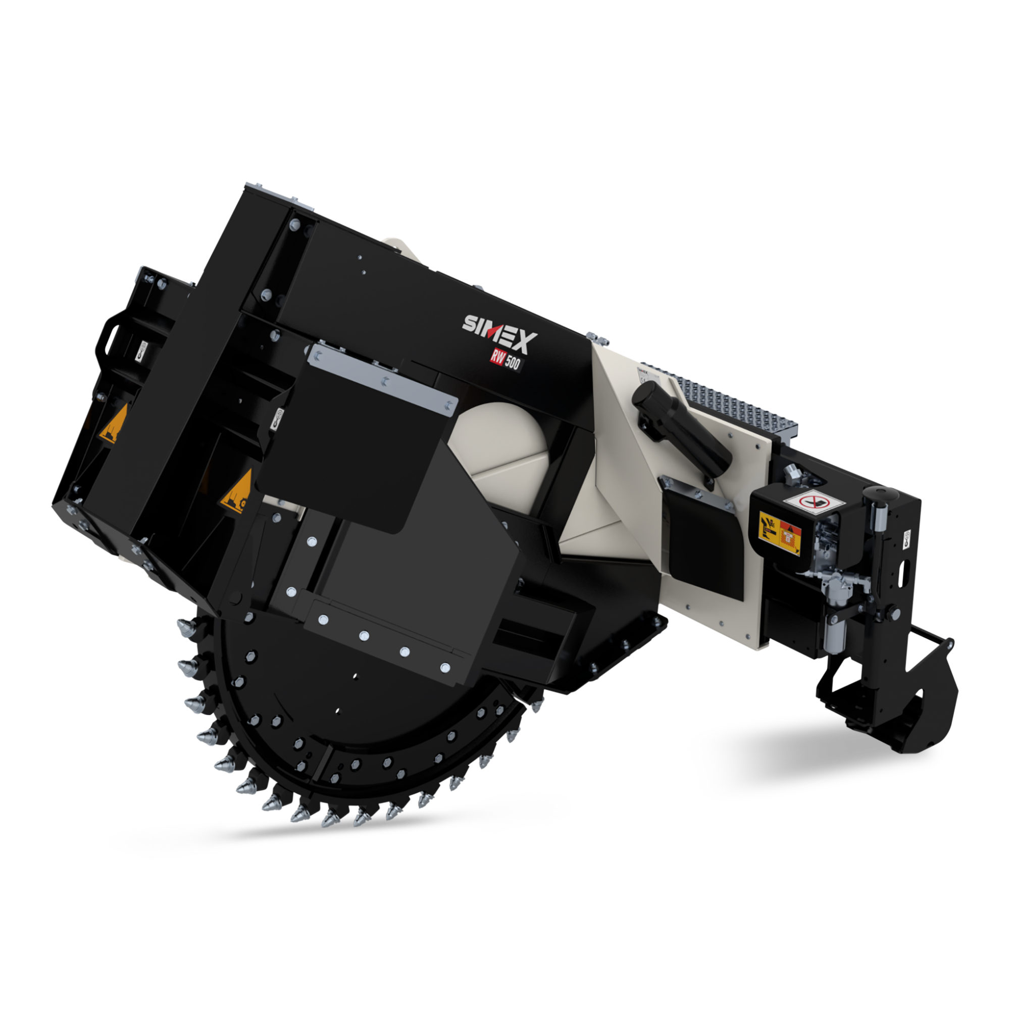 Simex RW 500 mieten – Radfräse, 1275-1340 kg Eigengewicht, Grabtiefe 250/500 mm