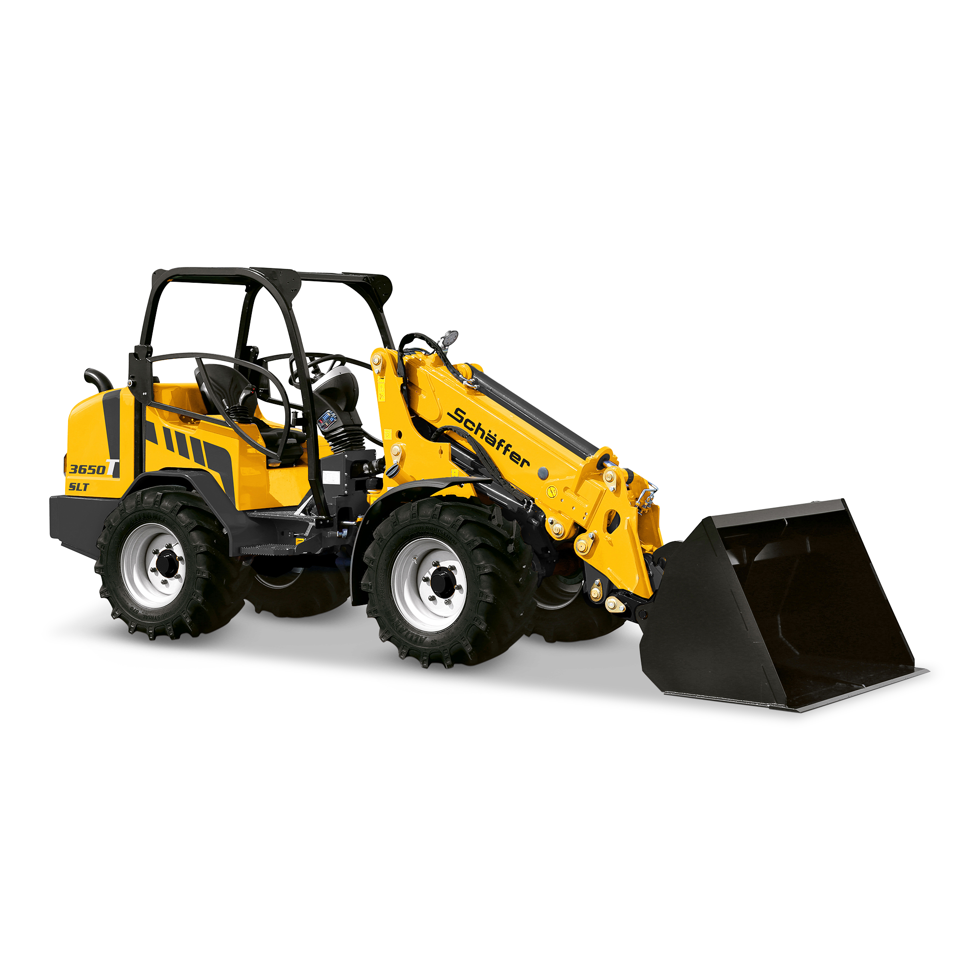 Schäffer 3650 T SLT mieten – Teleradlader, Hubhöhe 3.850 mm, ab 125 € netto/Tag