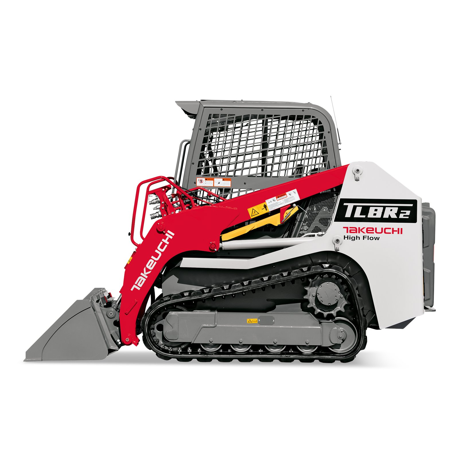 Takeuchi TL 8 R2 mieten – Laderaupe, Hubhöhe max. 3.955 mm, 4,2 t Einsatzgewicht