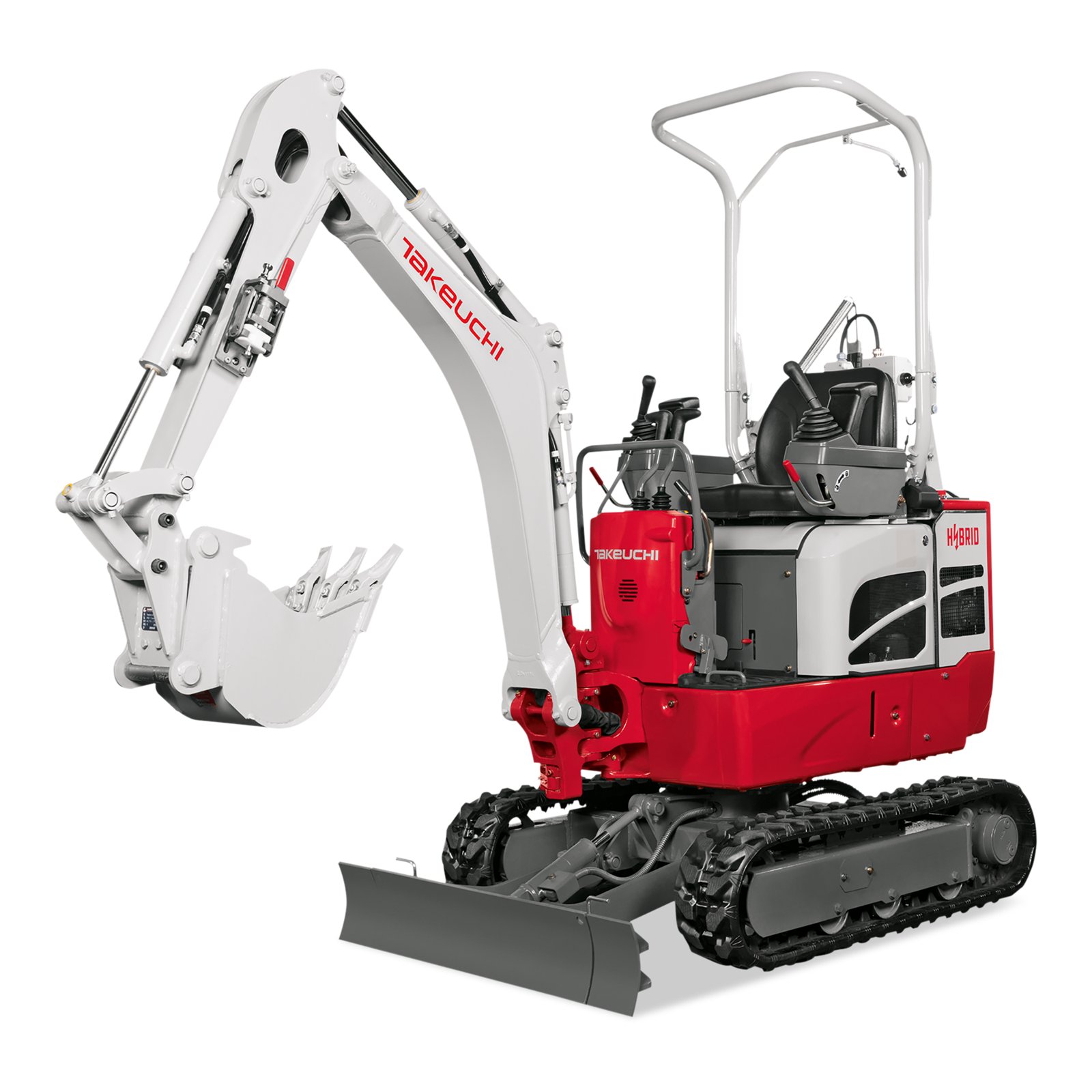 Takeuchi TB 210 RH mieten – Mini-Raupenbagger Hybrid, ab 156 € netto/Tag