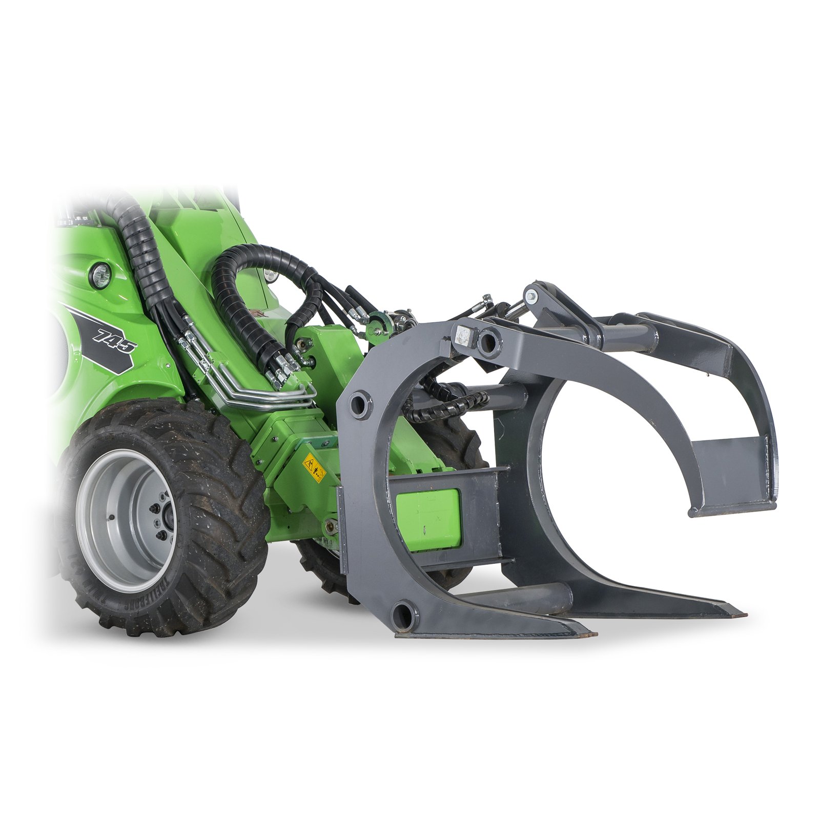Avant Holzgreifer HD mieten – 180 kg Eigengewicht, Breite 845 mm