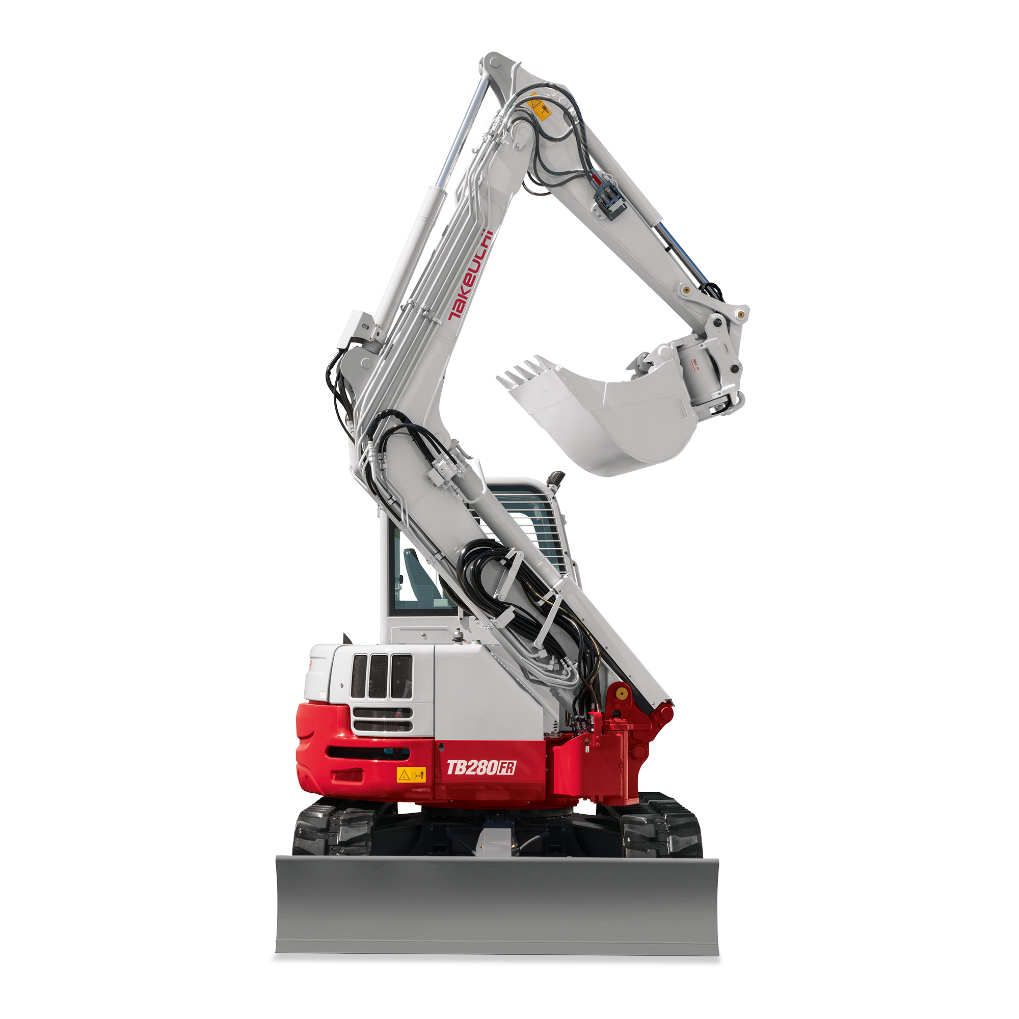 Takeuchi TB 280 FR mieten – Hüllkreis-Raupenbagger, ab 245 € netto/Tag