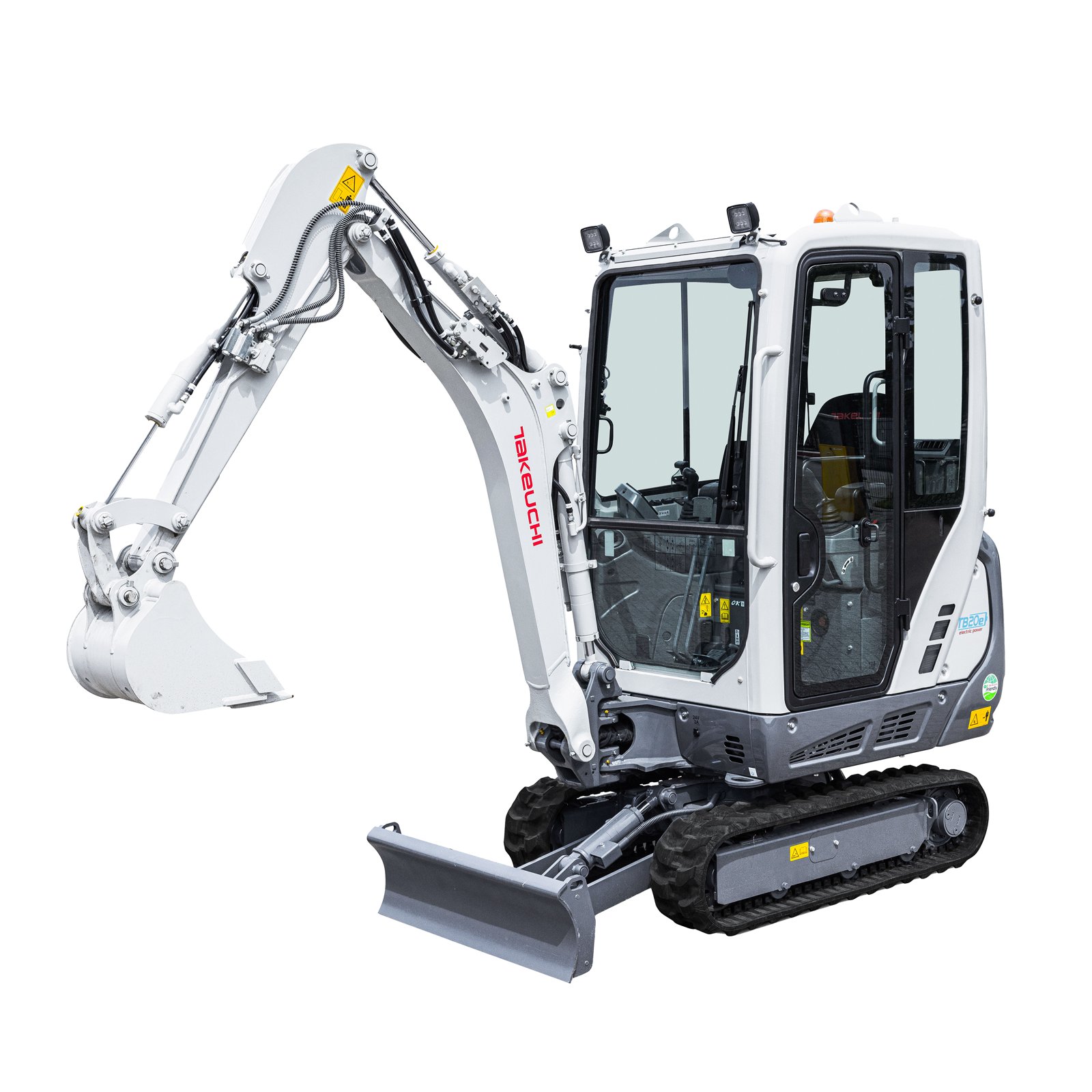 Takeuchi TB 20e A mieten – Elektrobagger, ab 2.120 kg Einsatzgewicht