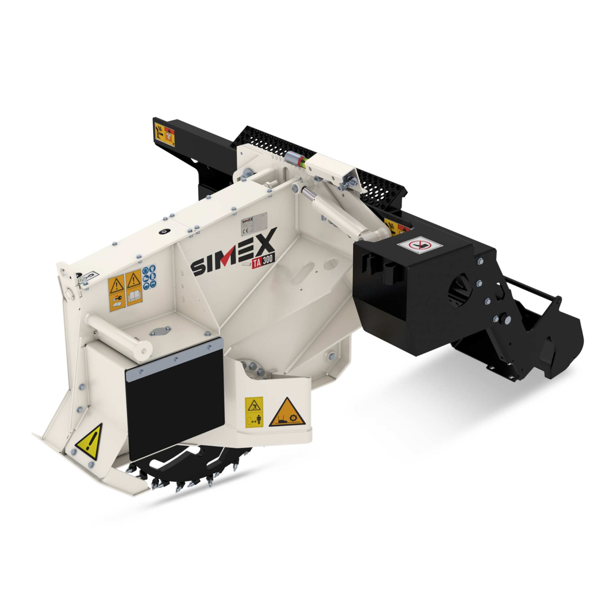 Simex TA 300 mieten – Radfräse, 845 kg Eigengewicht, Grabtiefe 300 mm