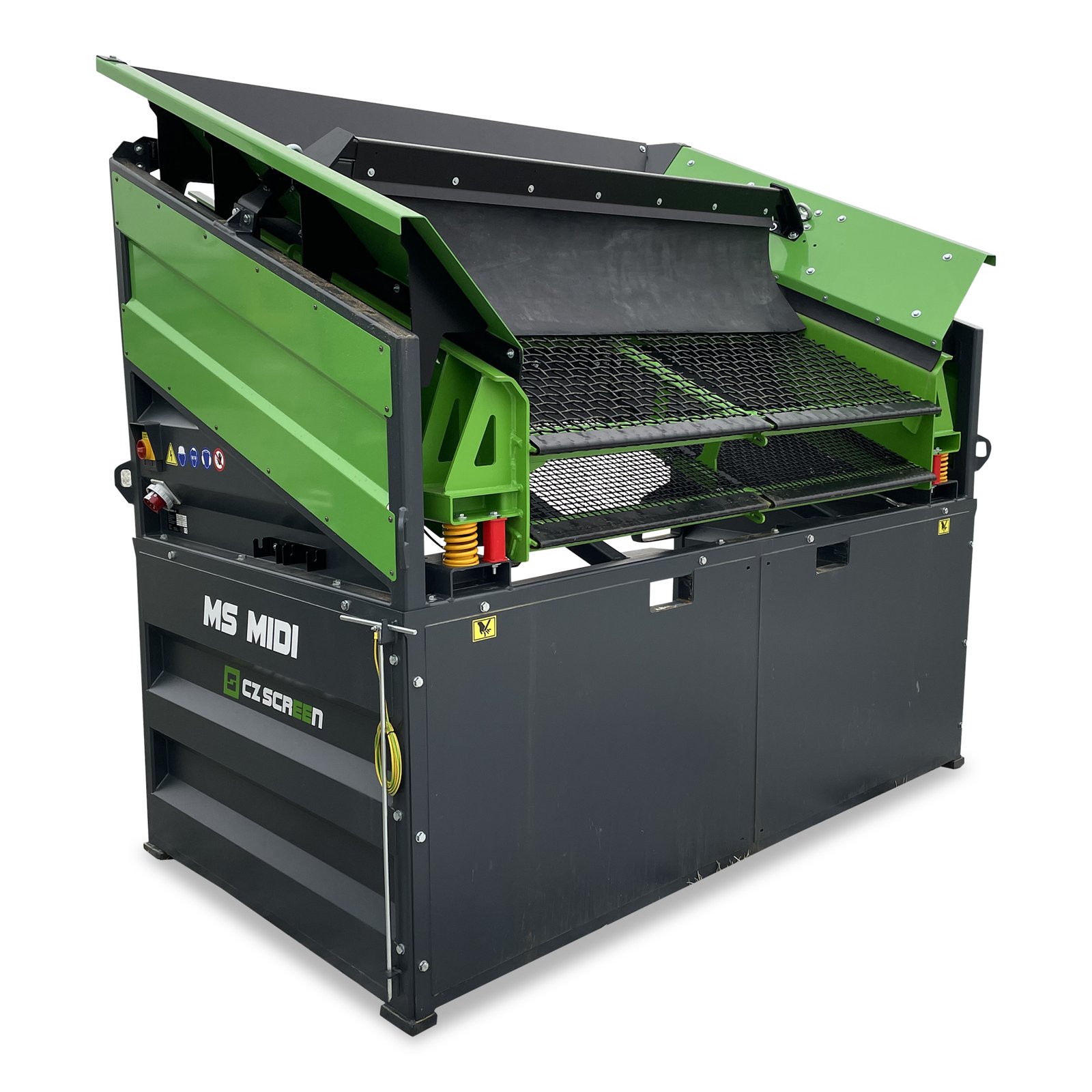 CZ Screen Siebanlage MS MIDI mieten – 1,4 t Einsatzgewicht, 30 - 60 t/s