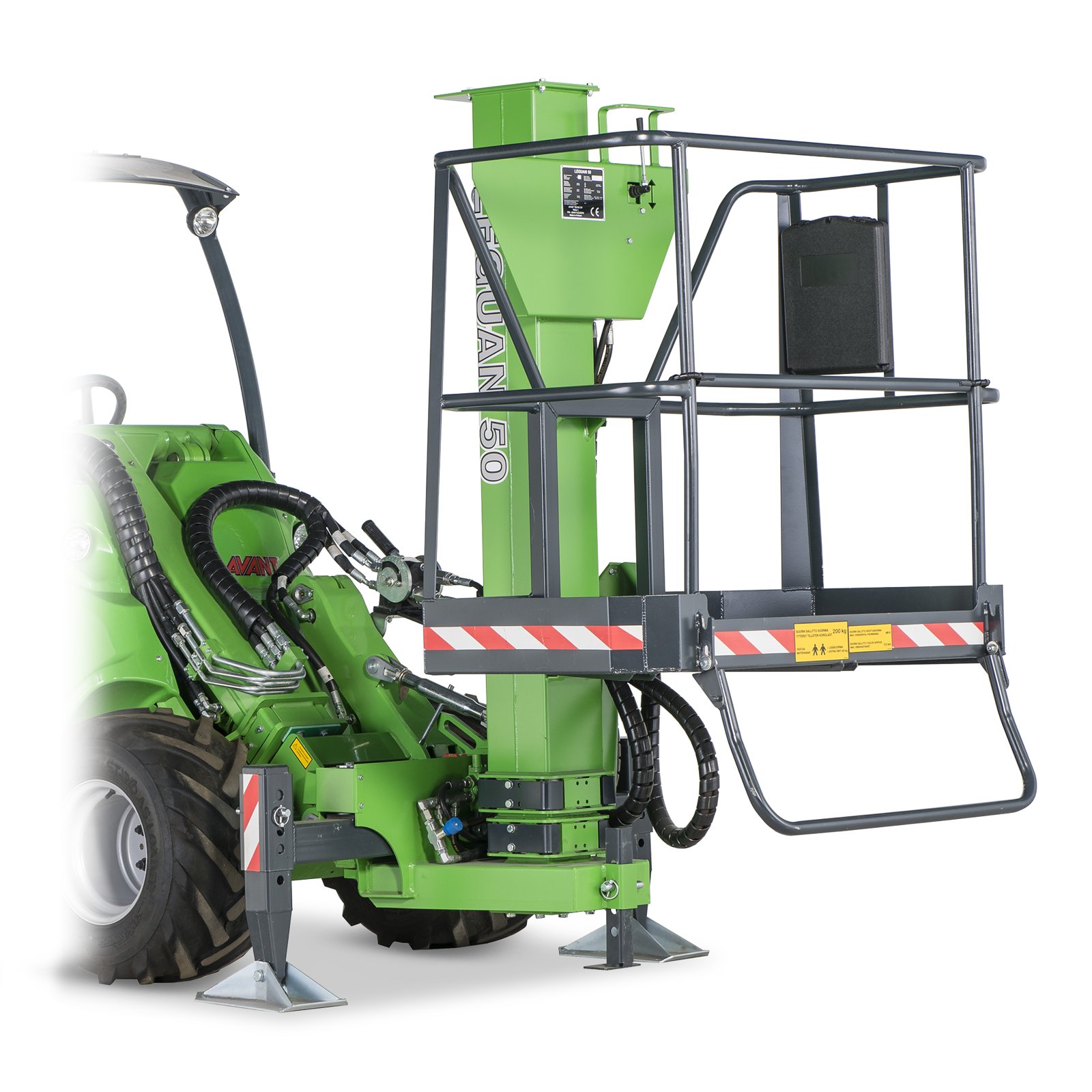 Avant Arbeitsbühne Leguan mieten – Nutzlast 200 kg, 435 kg Eigengewicht