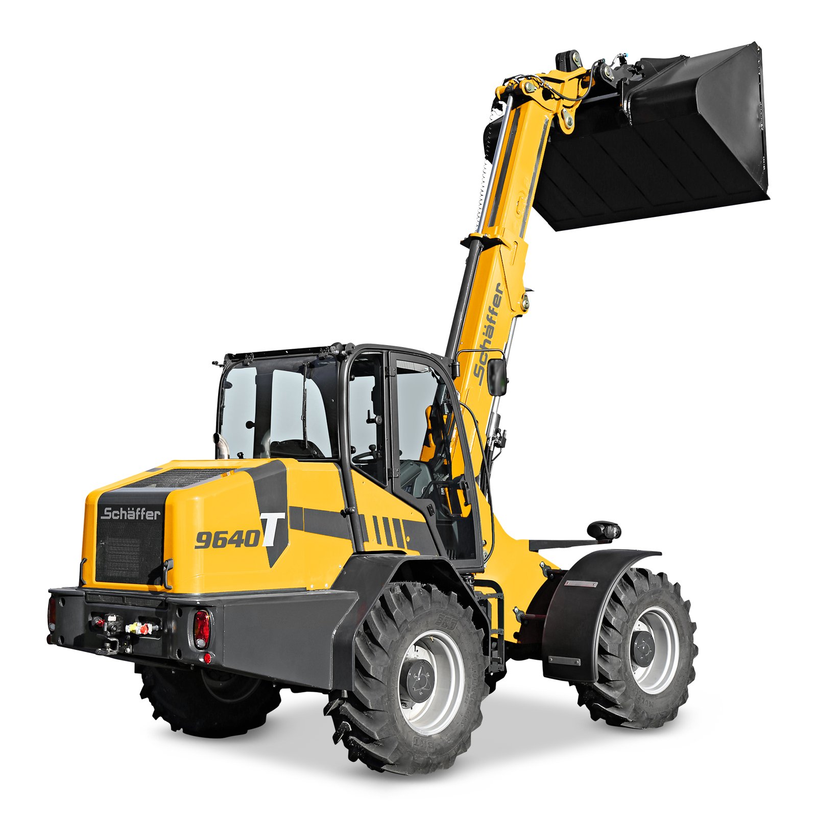 Schäffer 9640 T-2 mieten – Teleradlader, Hubhöhe 5.400 mm, ab 125 € netto/Tag