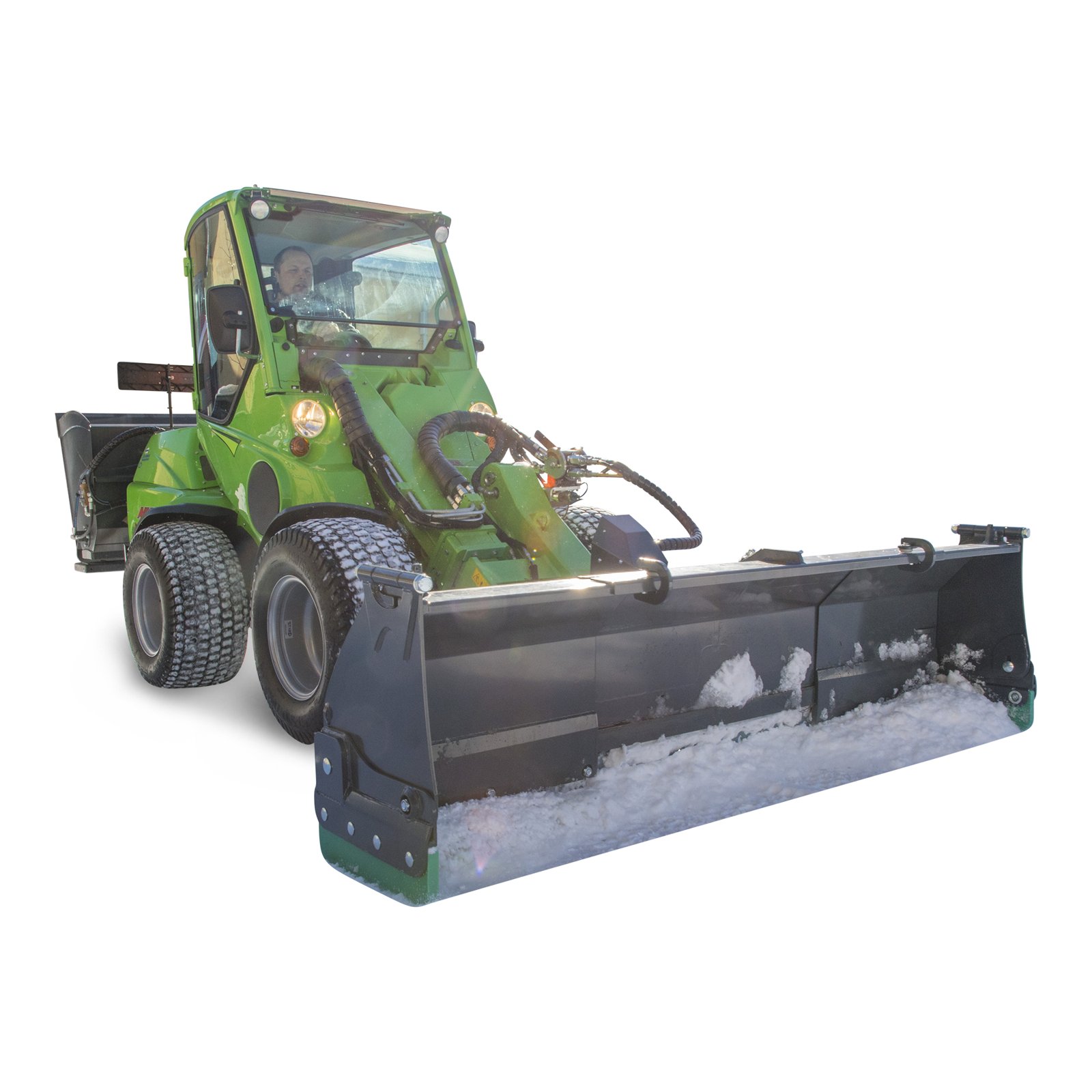 Avant Teleskop-Schneeschild mieten – 535 kg Eigengewicht, Breite 1.350 - 2.350 mm
