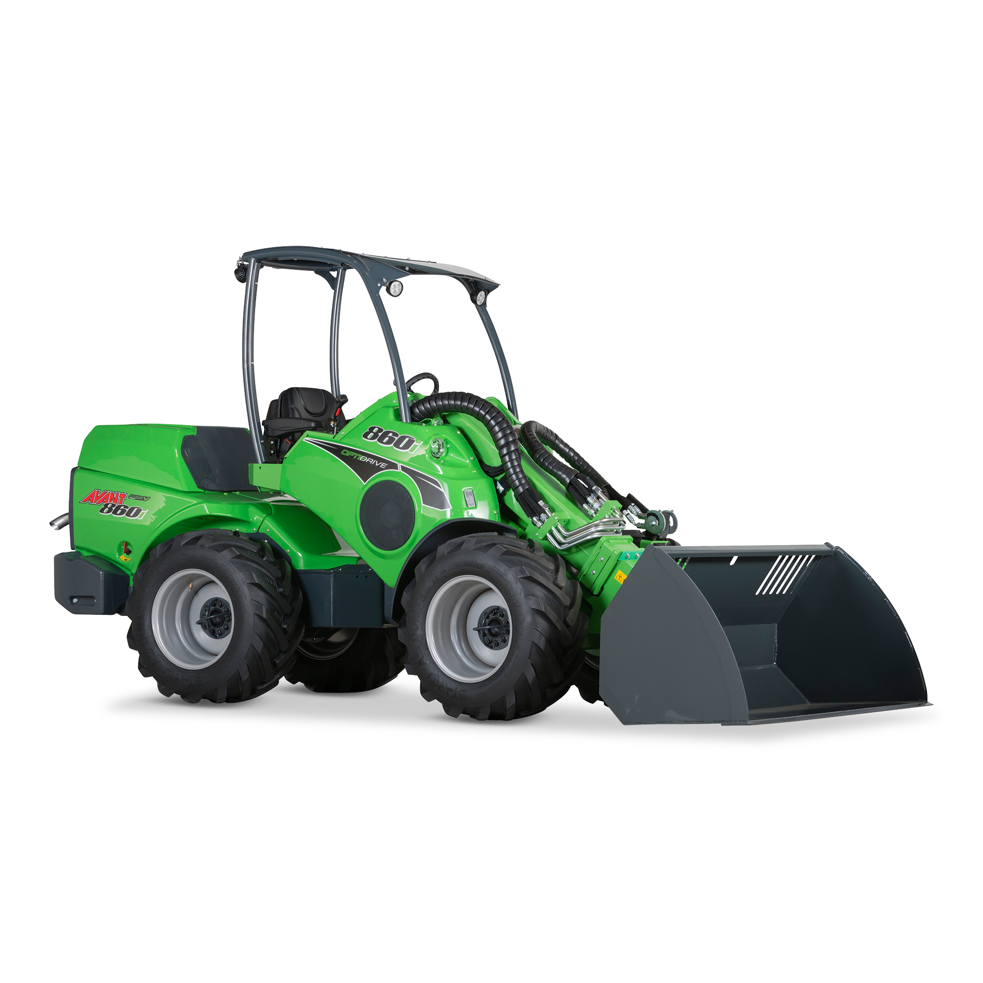 Avant 860i mieten – Kompaktlader, Hubhöhe 3.500 mm, Hubkraft 1.900 kg