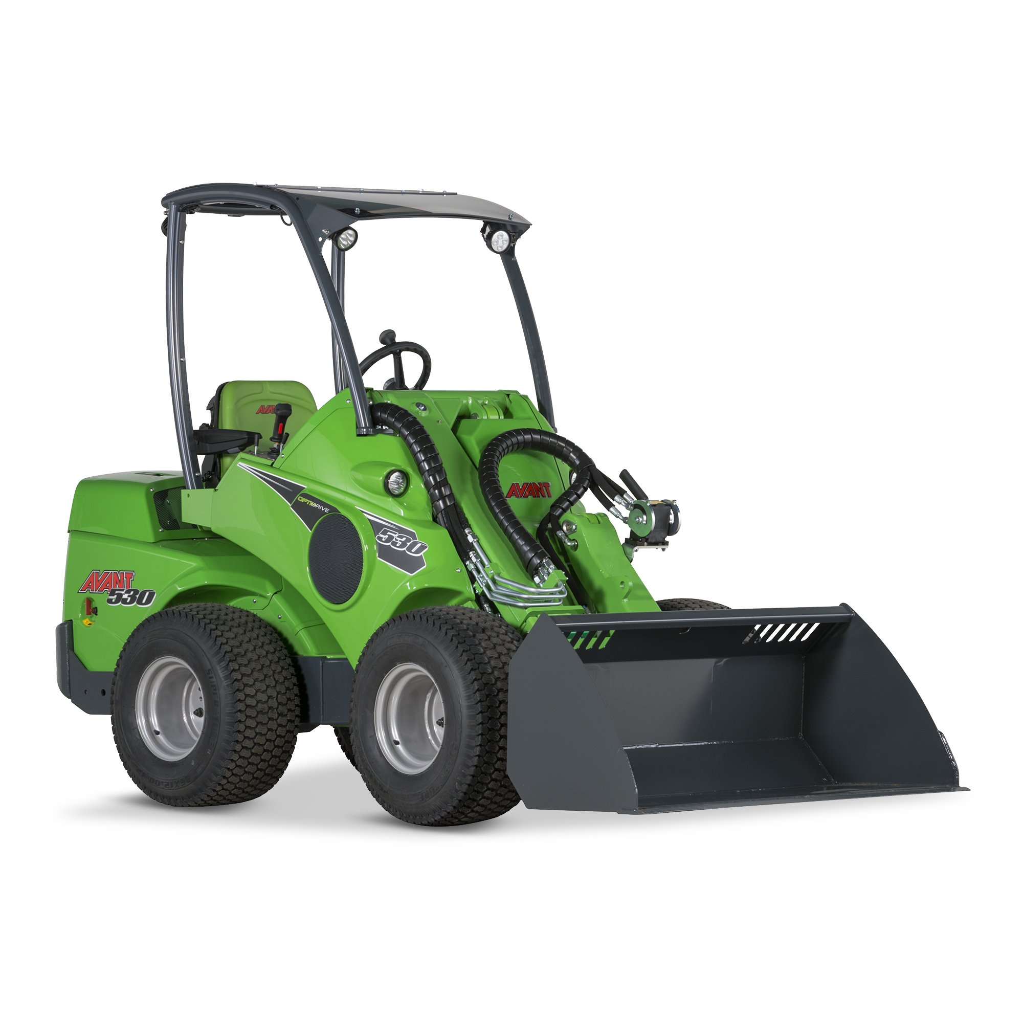 Avant 530 mieten – Kompaktlader, Hubhöhe 2.790 mm, Hubkraft 950 kg