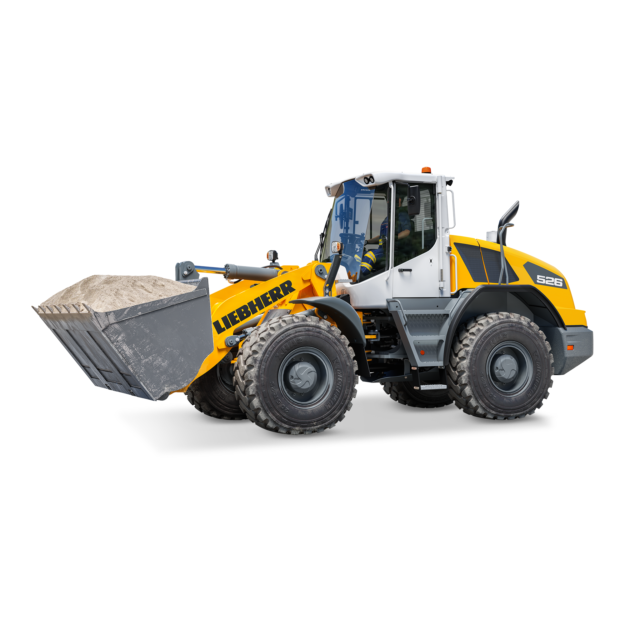 Liebherr L 526 mieten – Radlader, 2,0 - 5,5 m³ Schaufelinhalt, ab 251 € netto/Tag