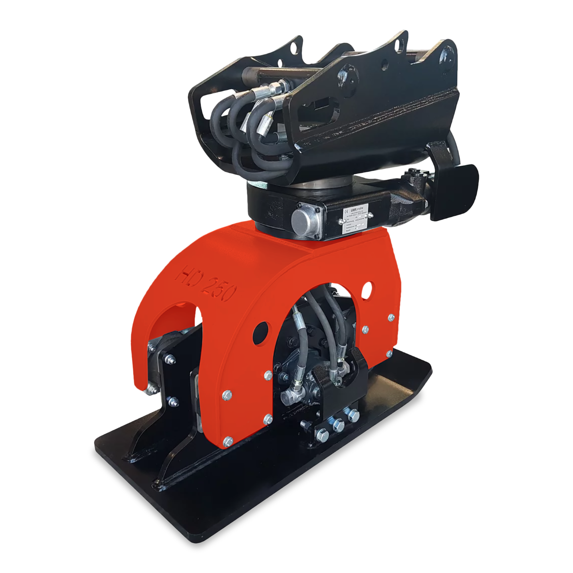 ALLU HD 250 mieten – Compactor, für Trägergeräte 1,5-6t, 240 kg Eigengewicht