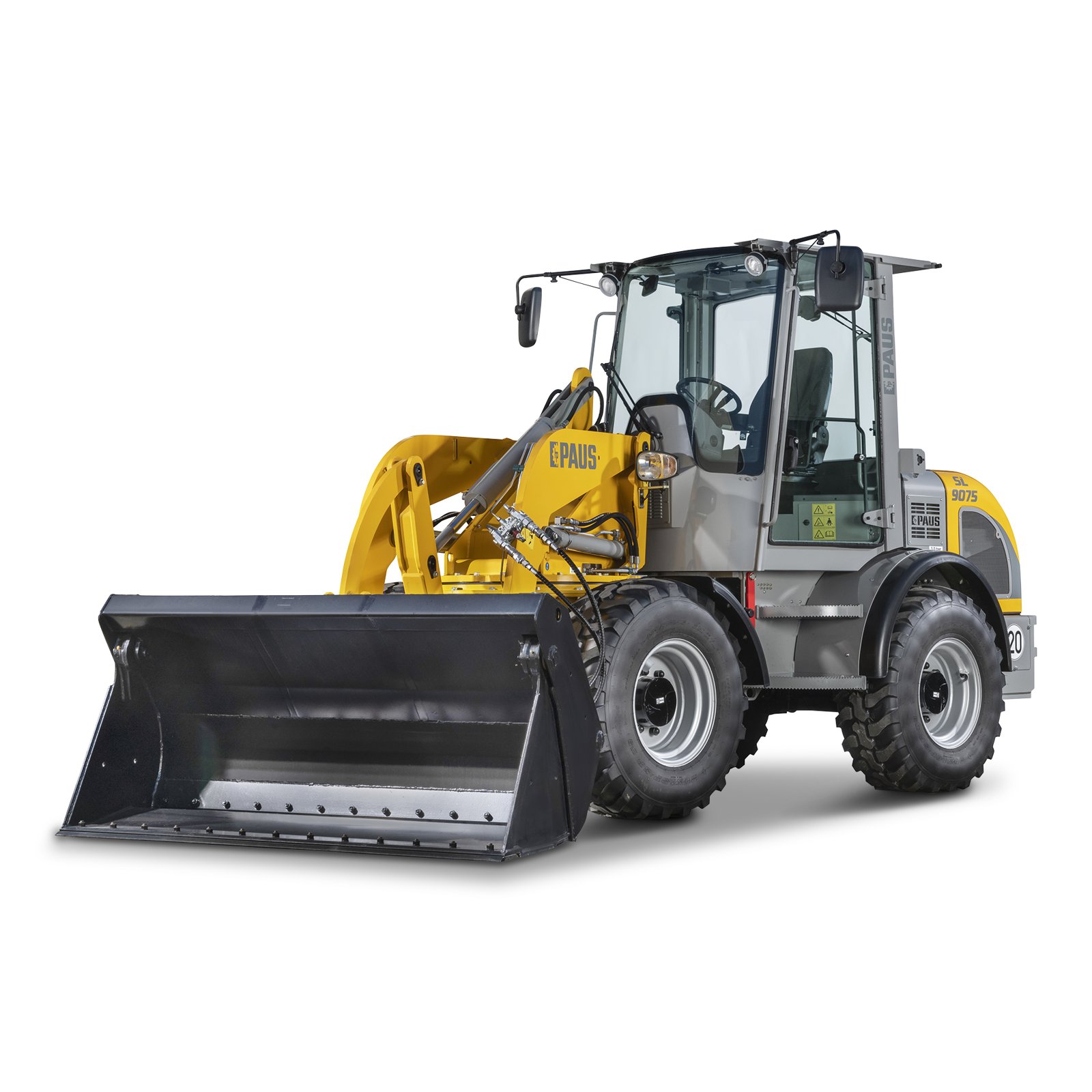 Paus SL 9075 mieten – Schwenklader, 1,0 m³ Schaufelinhalt, ab 178 € netto/Tag