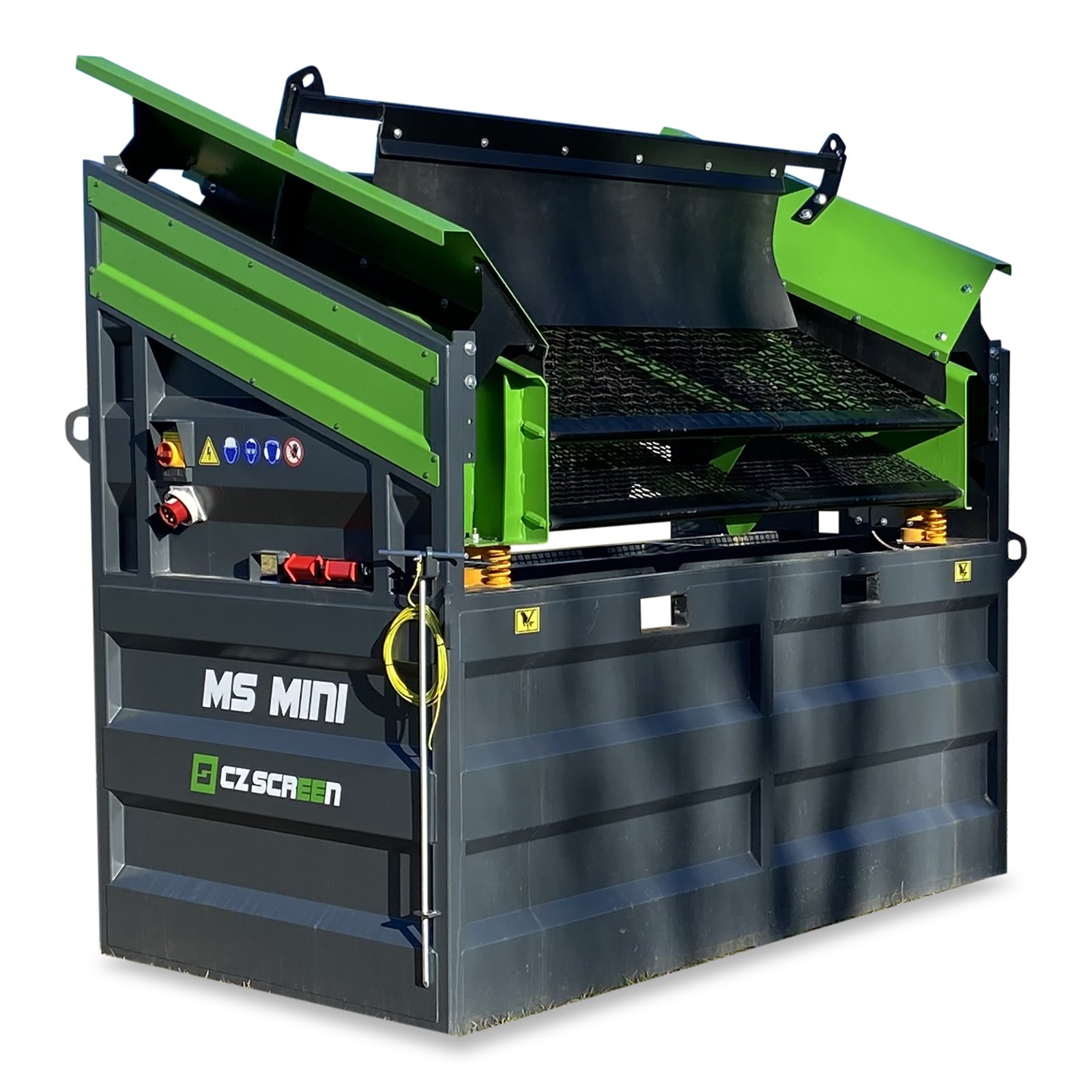 CZ Screen Siebanlage MS MINI mieten – 700 kg Einsatzgewicht, 15 - 30 t/h