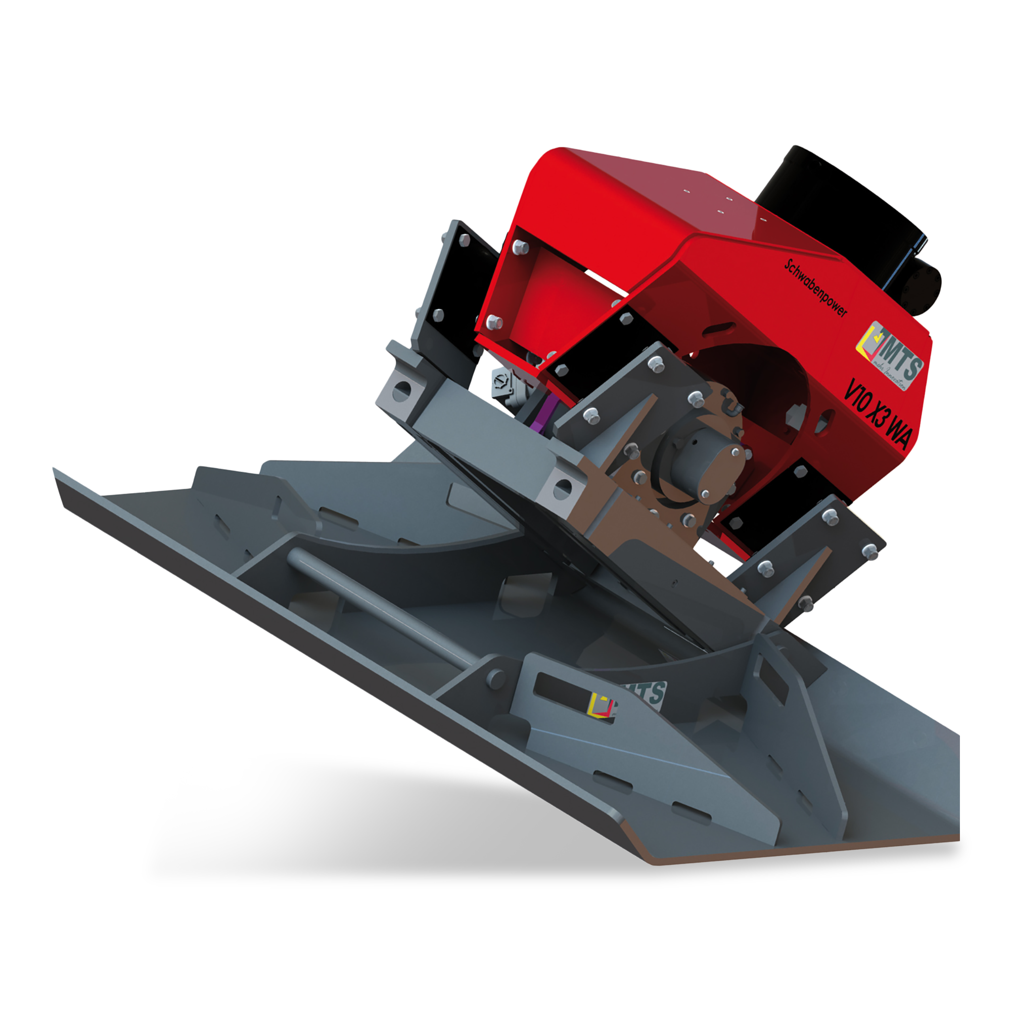 Anbauverdichter MTS V8 mieten – 1,2 t Eigengewicht, ab 102 € netto/Tag