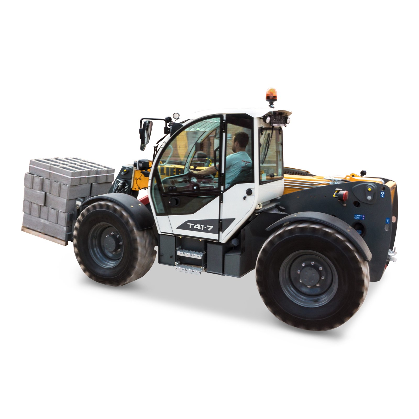 Liebherr T 41-7 mieten – Teleskoplader, Hubhöhe 6.925 mm, Tragkraft 4.100 kg