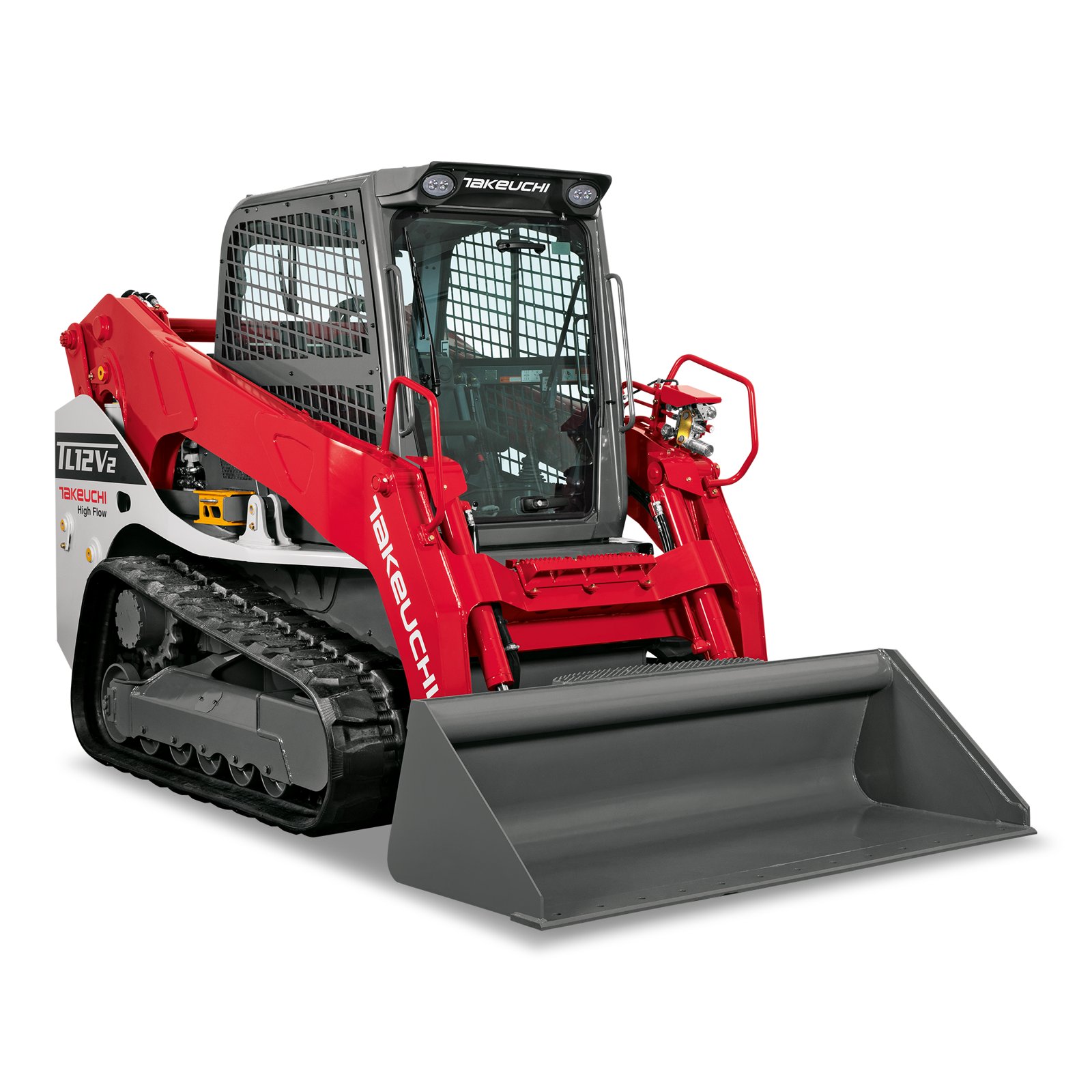 Takeuchi TL 12 V2 mieten – Laderaupe, Hubhöhe max. 4.335 mm, 5,9 t Einsatzgewicht