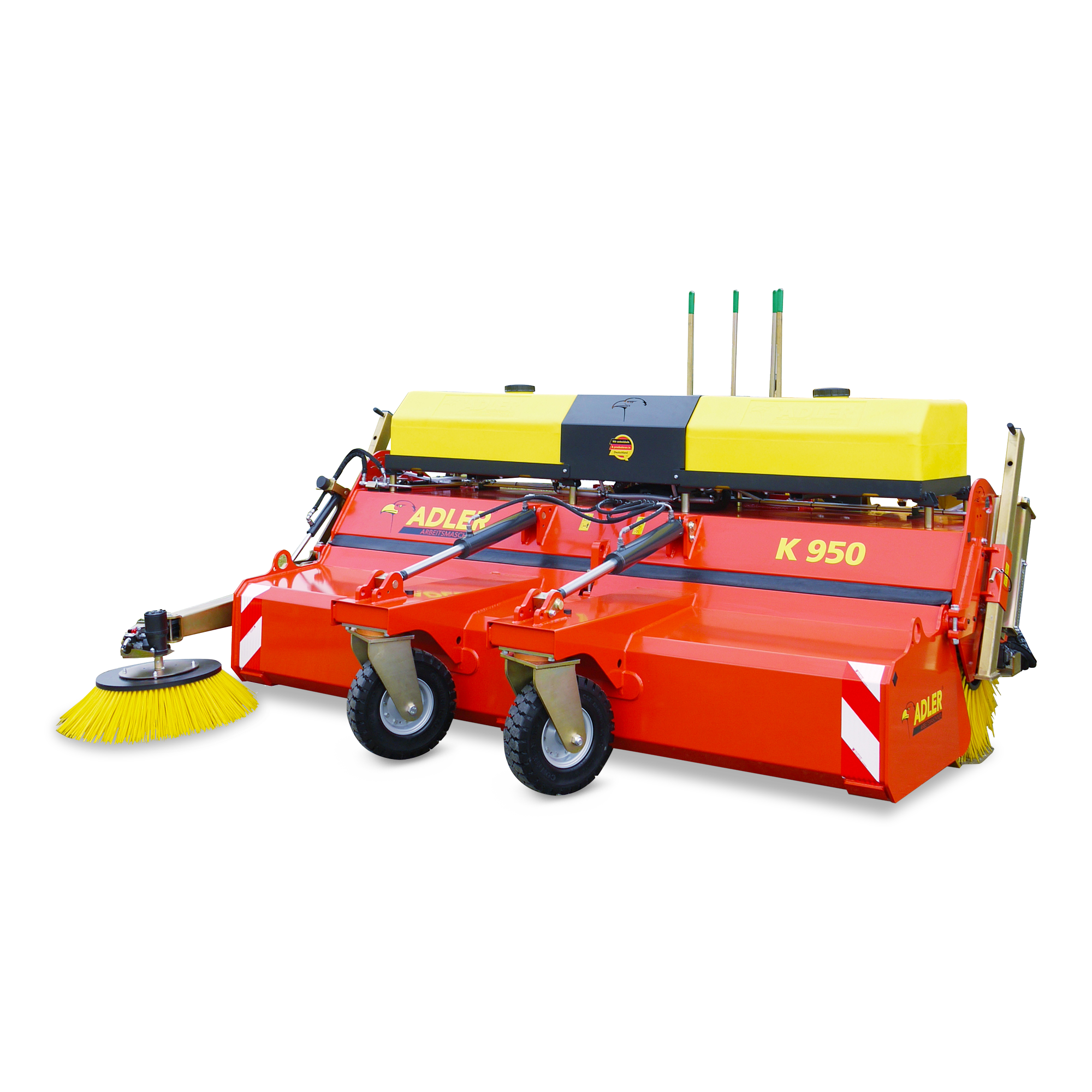Adler K 950 mieten – Kehrmaschine, 2.010 - 2.150 kg Eigengewicht, Breite 330 - 390 cm