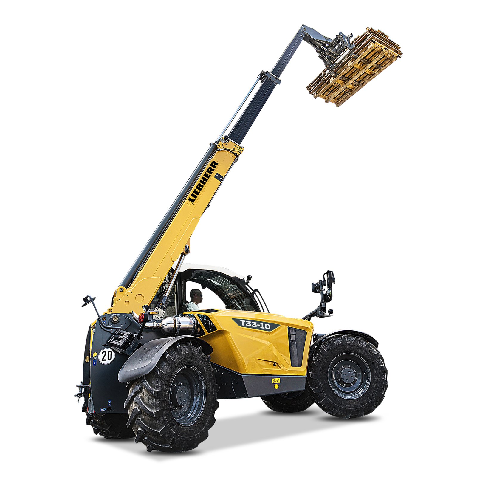 Liebherr T 33-10 mieten – Teleskoplader, Hubhöhe 9.747 mm, ab 214 € netto/Tag
