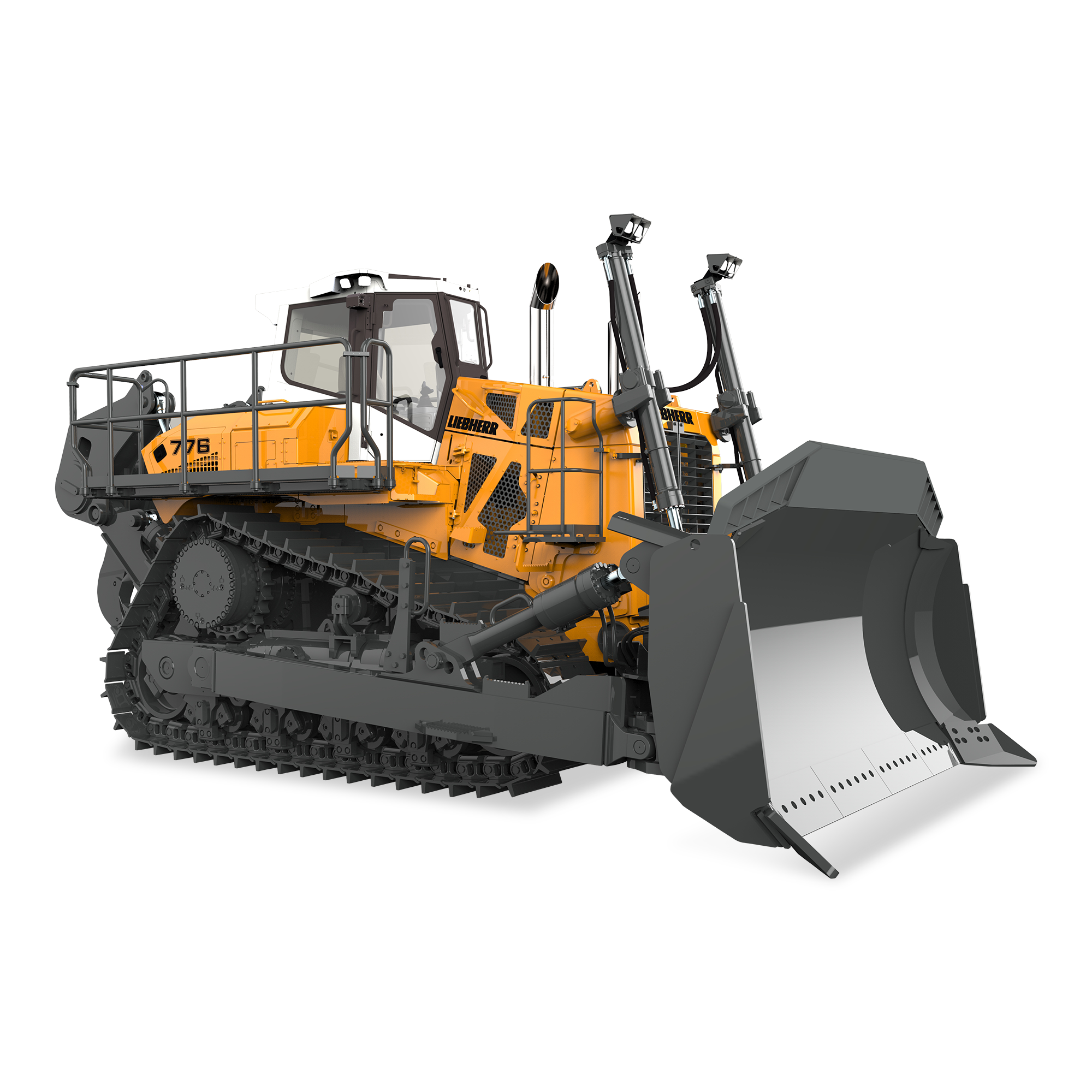 Liebherr PR 776 Litronic mieten – Planierraupe, 71.800 - 73.189 kg Einsatzgewicht