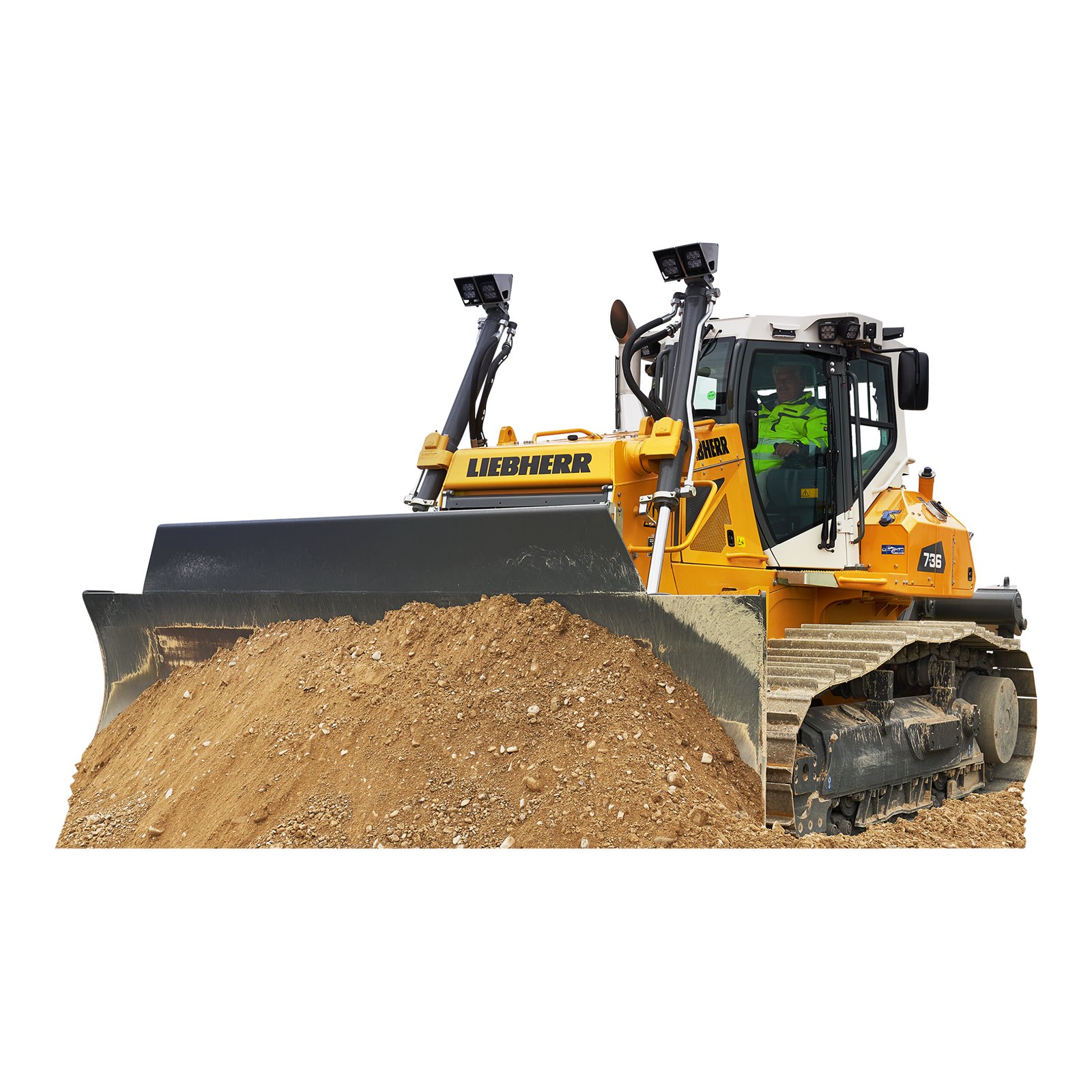 Liebherr PR 766 Litronic mieten – Planierraupe, 53.460 - 54.333 kg Einsatzgewicht