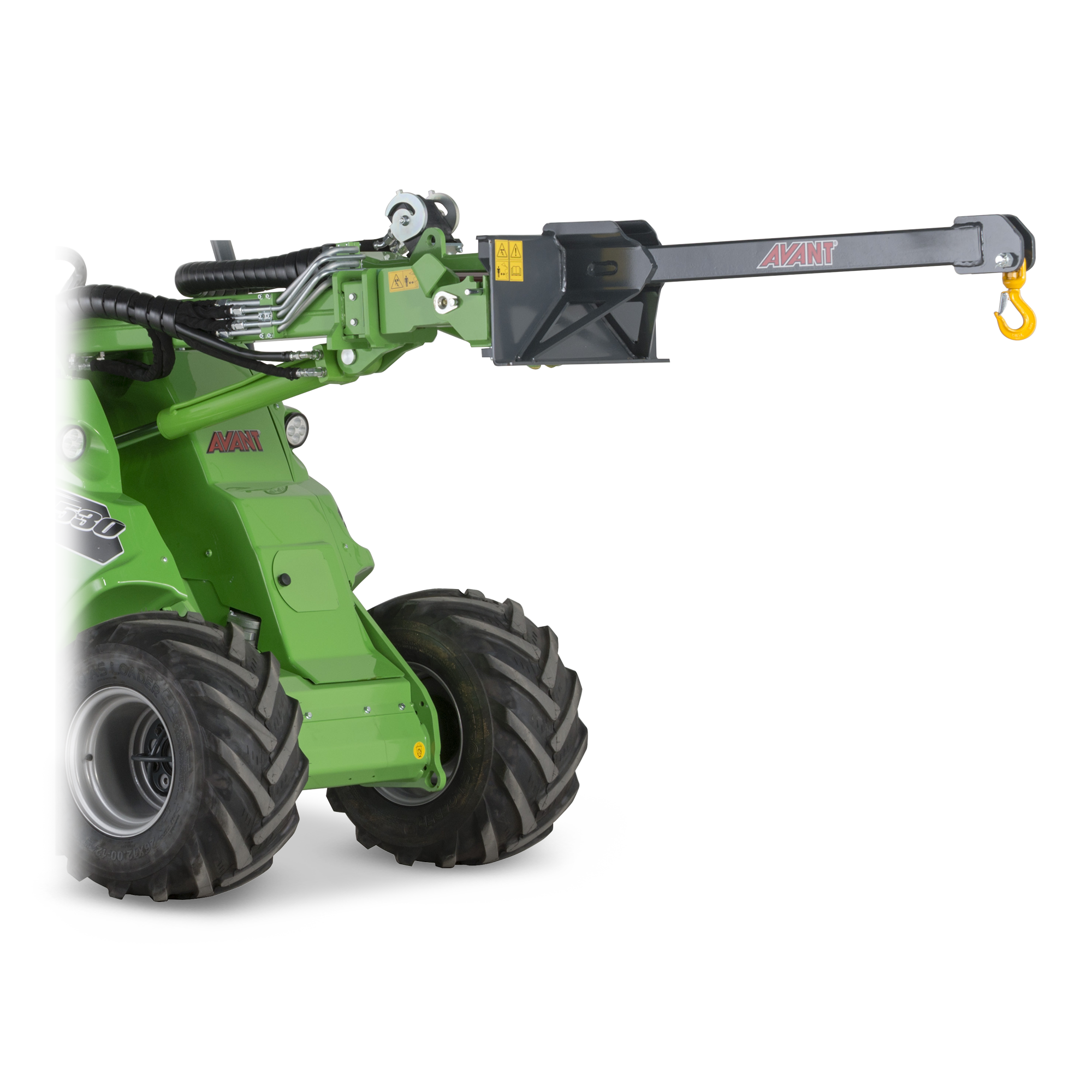 Avant Hubarmausleger mieten – Tragkraft 900 kg, 60 kg Eigengewicht