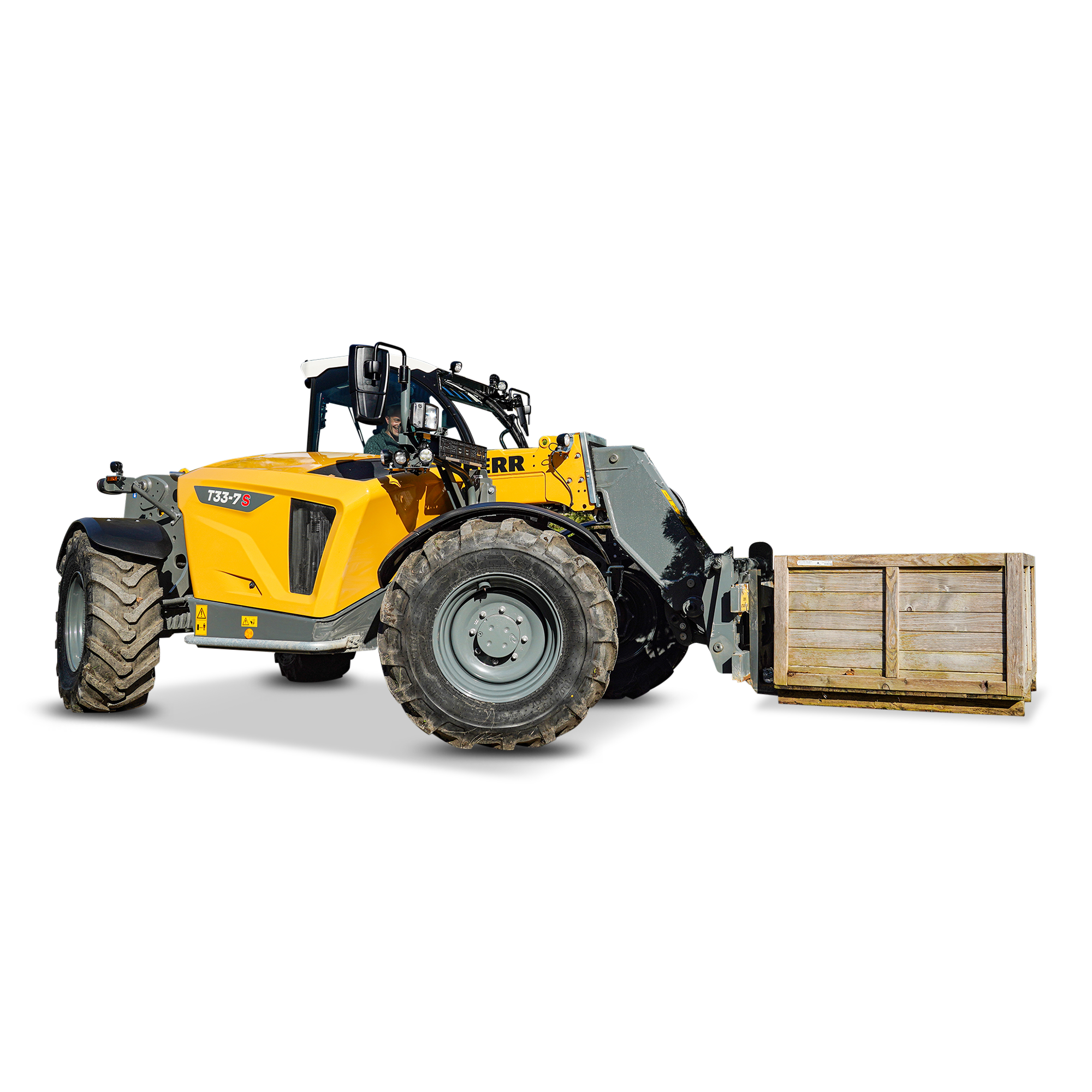 Liebherr T 33-7s mieten – Teleskoplader, Hubhöhe 6.925 mm, Tragkraft 3.200 kg