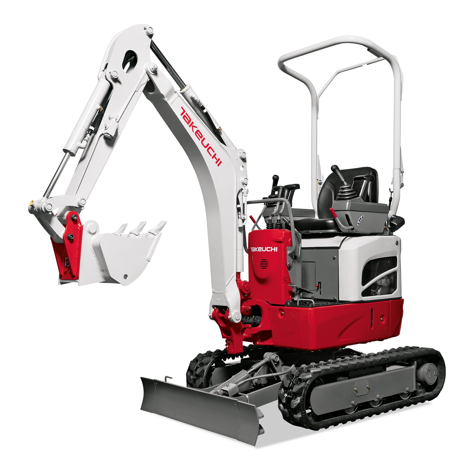 Takeuchi TB 210 R mieten – Mini-Raupenbagger, 1,1 t Einsatzgewicht, 8,8 kW / 12 PS