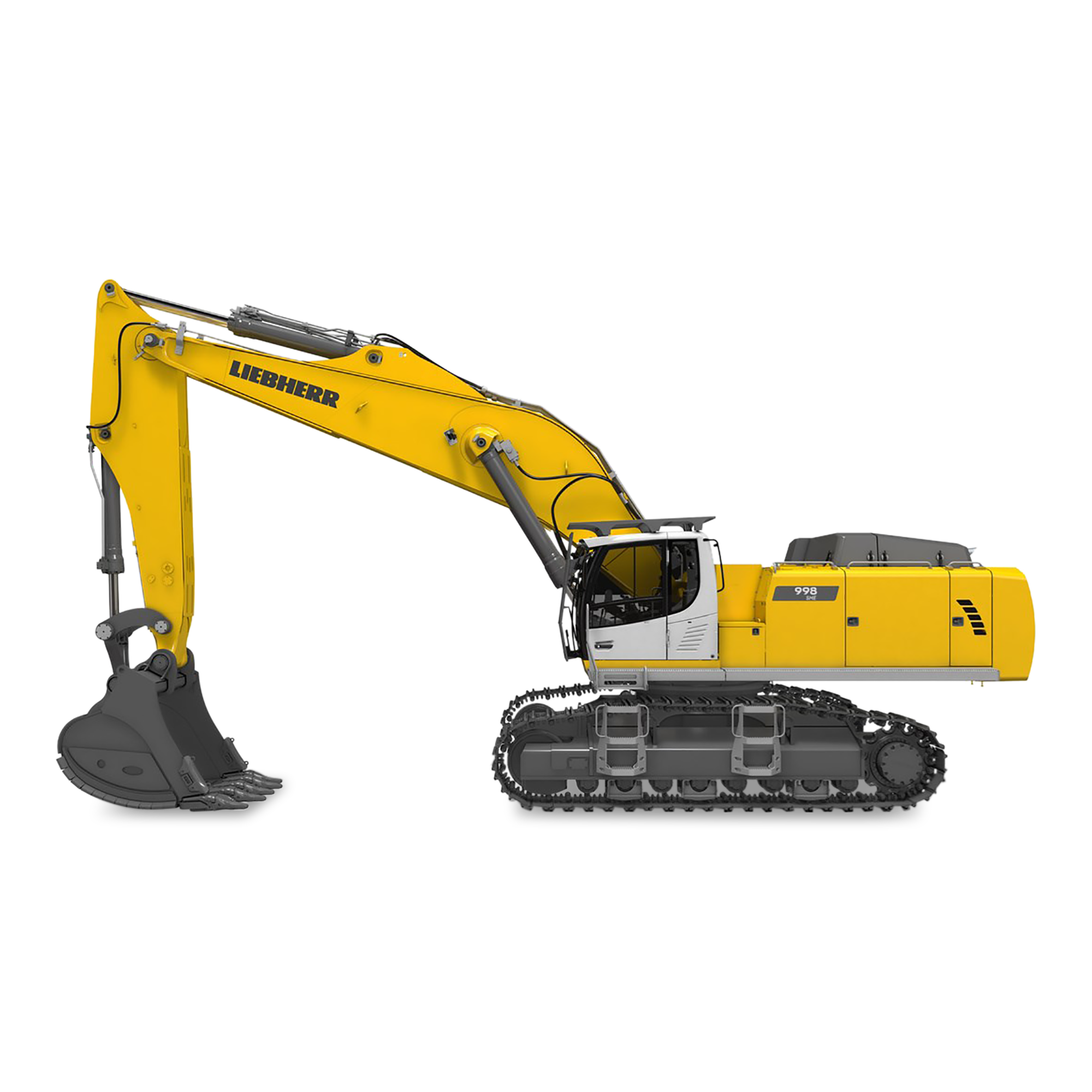 Liebherr R 998 SME Litronic mieten – Raupenbagger, 97.700 - 101.500 kg Einsatzgewicht