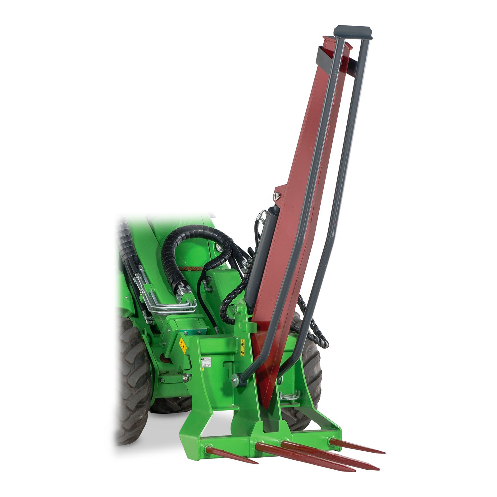 Avant Rundballenschneider mieten – 305 kg Eigengewicht, Breite 1.250 mm