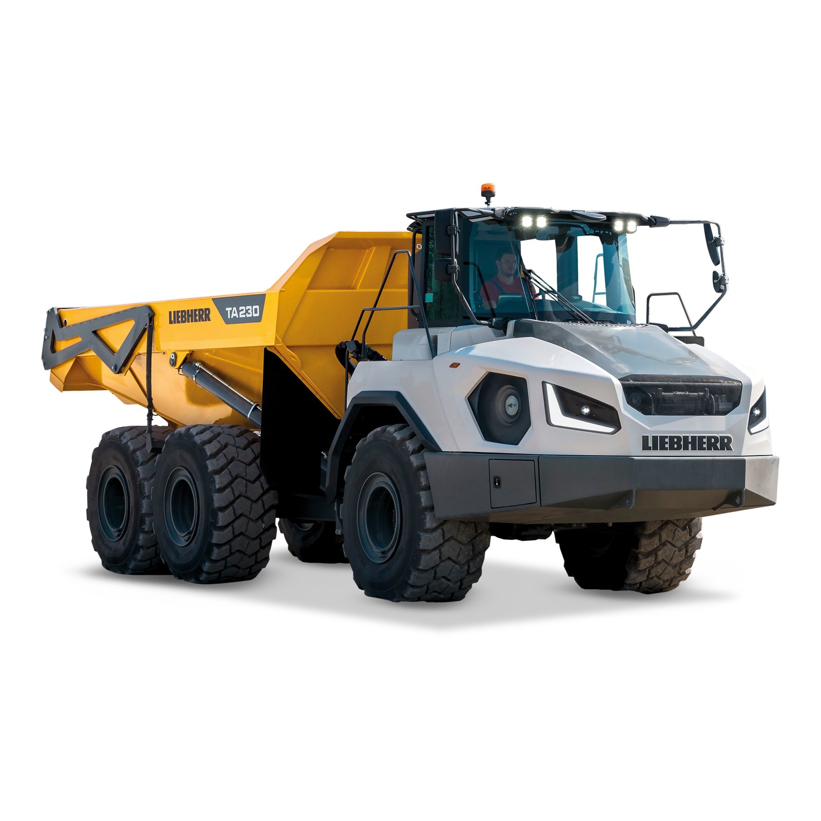 Liebherr TA 230 Litronic mieten – Muldenkipper, Nutzlast 28.000 kg, 265 kW / 360 PS