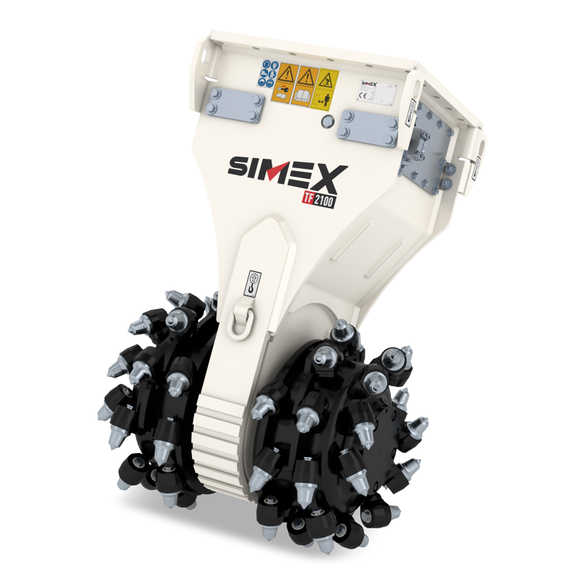 Simex TF 2100 mieten – Fräsköpfe mit Doppeltrommel, für Trägergeräte 28-45t