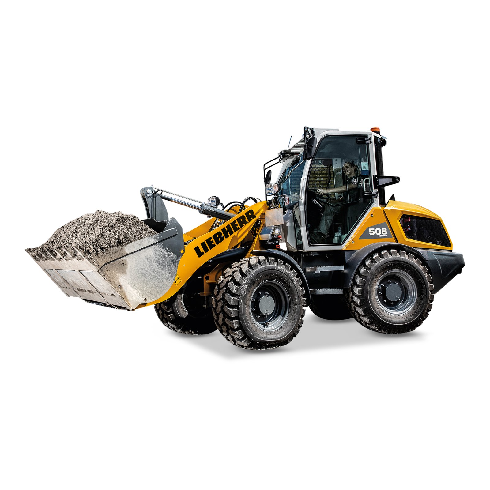 Liebherr L 508 Compact mieten – Radlader, 0,8 - 1,00 m³ Schaufelinhalt, ab 164 € netto/Tag