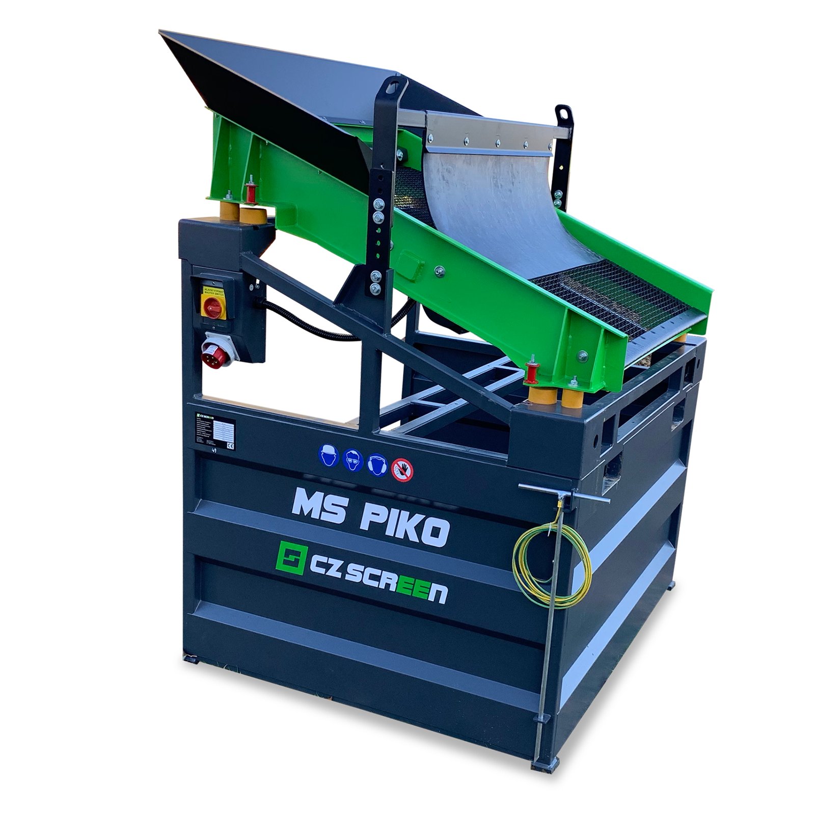 CZ Screen Siebanlage MS PIKO mieten – 250 kg Einsatzgewicht, 5 - 10 t/hod