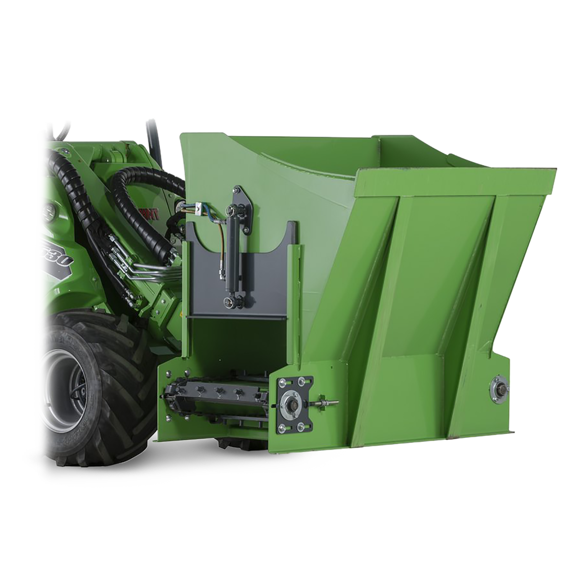 Avant Silageverteiler mieten – 650 l Inhalt, Arbeitsbreite 1.100 mm