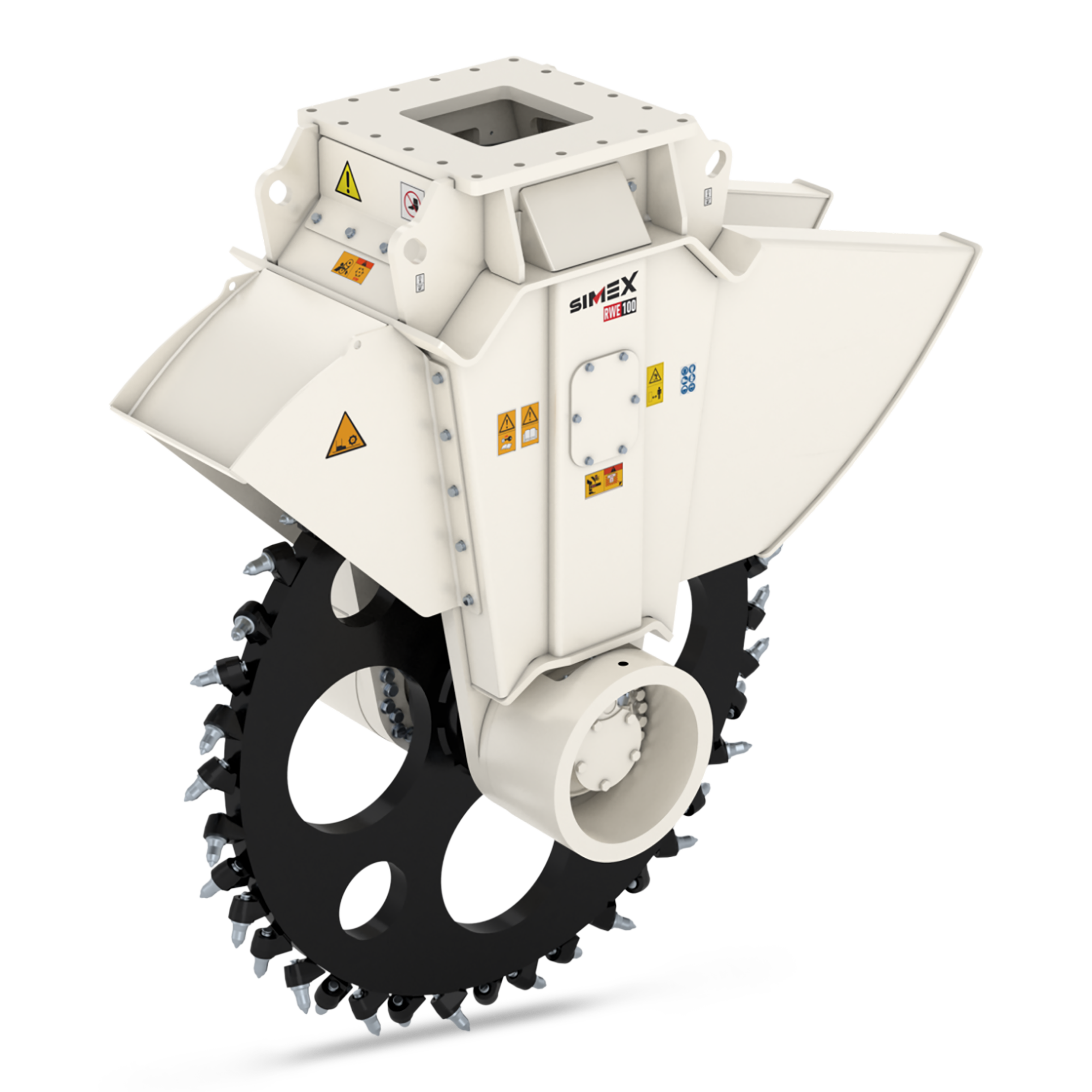 Simex RWE 100 mieten – Radfräsen, für Trägergeräte 50-75t, 4750-5200 kg Eigengewicht