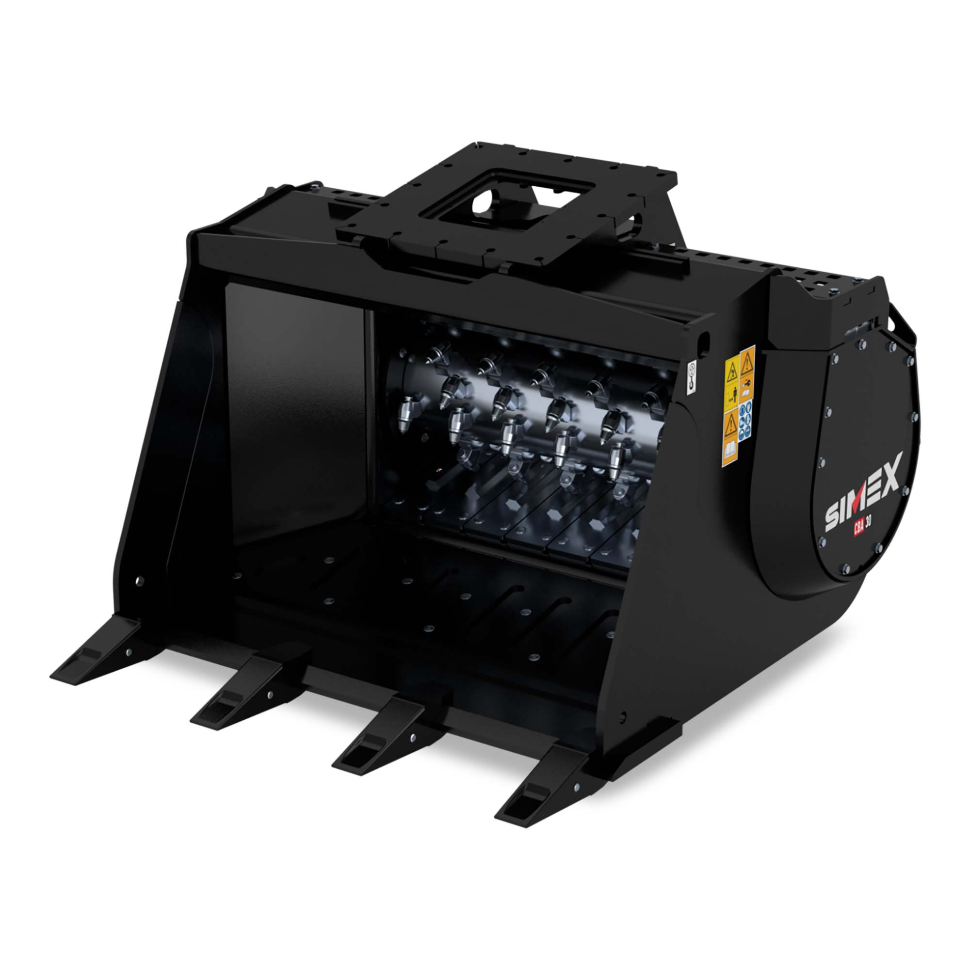 Simex CBA 30 mieten – Asphalt Granulator, für Trägergeräte 18-28t, 0,80 m³ Inhalt