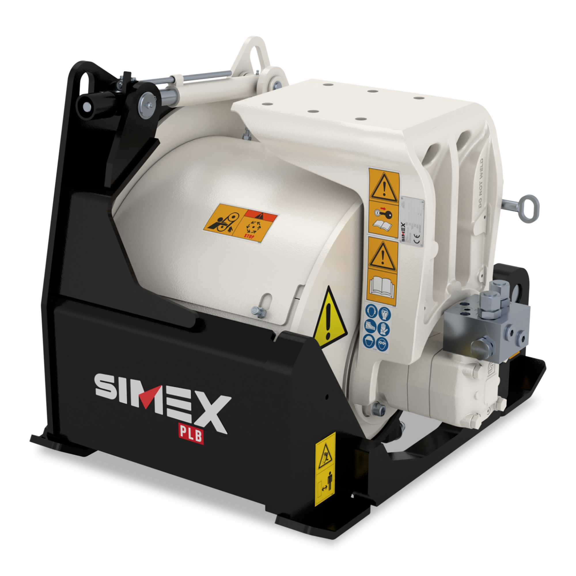 Simex PLB 400 mieten – Fräse, für Trägergeräte 6-9t, 515 kg Eigengewicht