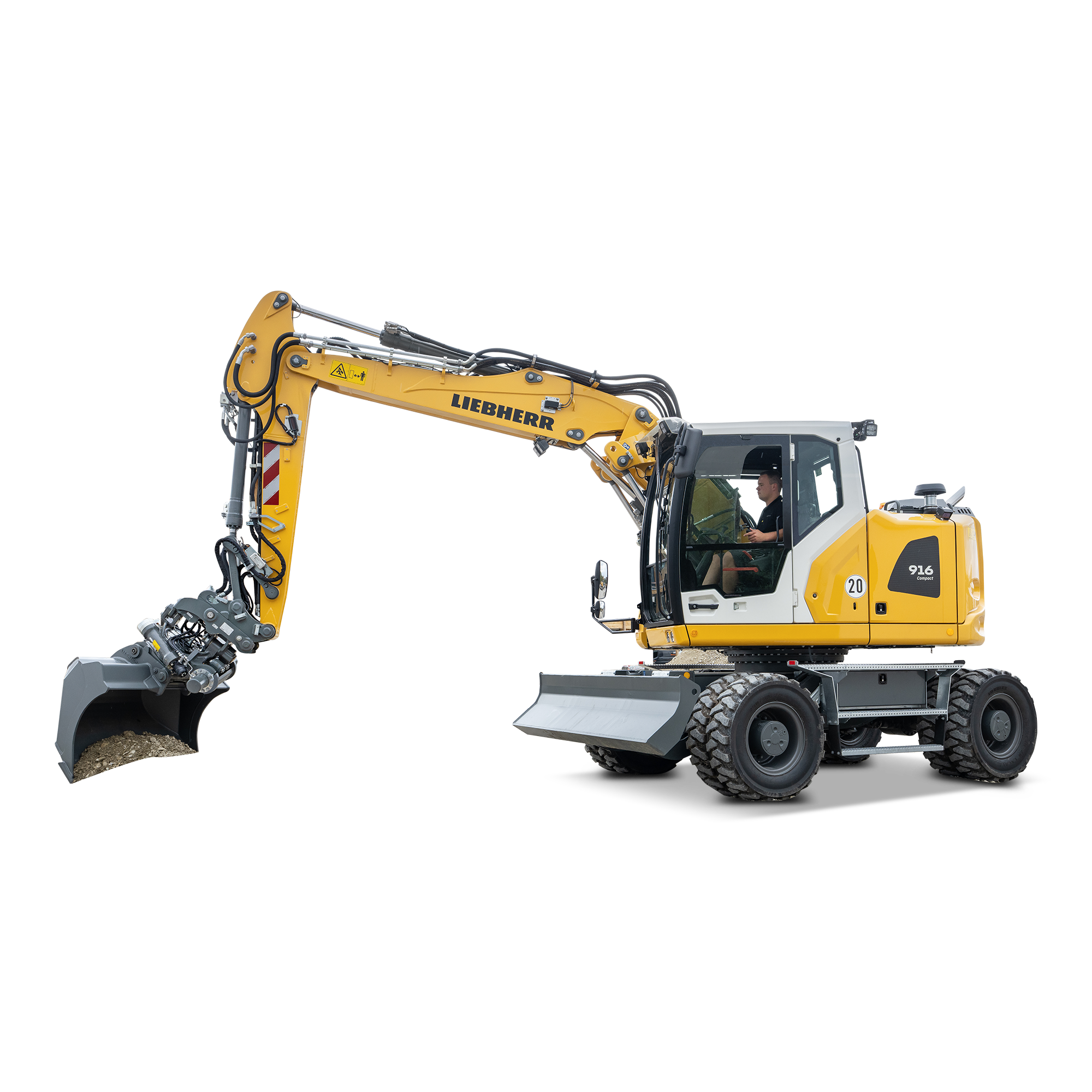 Liebherr A 916 Compact G8.0-D Litronic mieten – Mobilbagger, ab 297 € netto/Tag