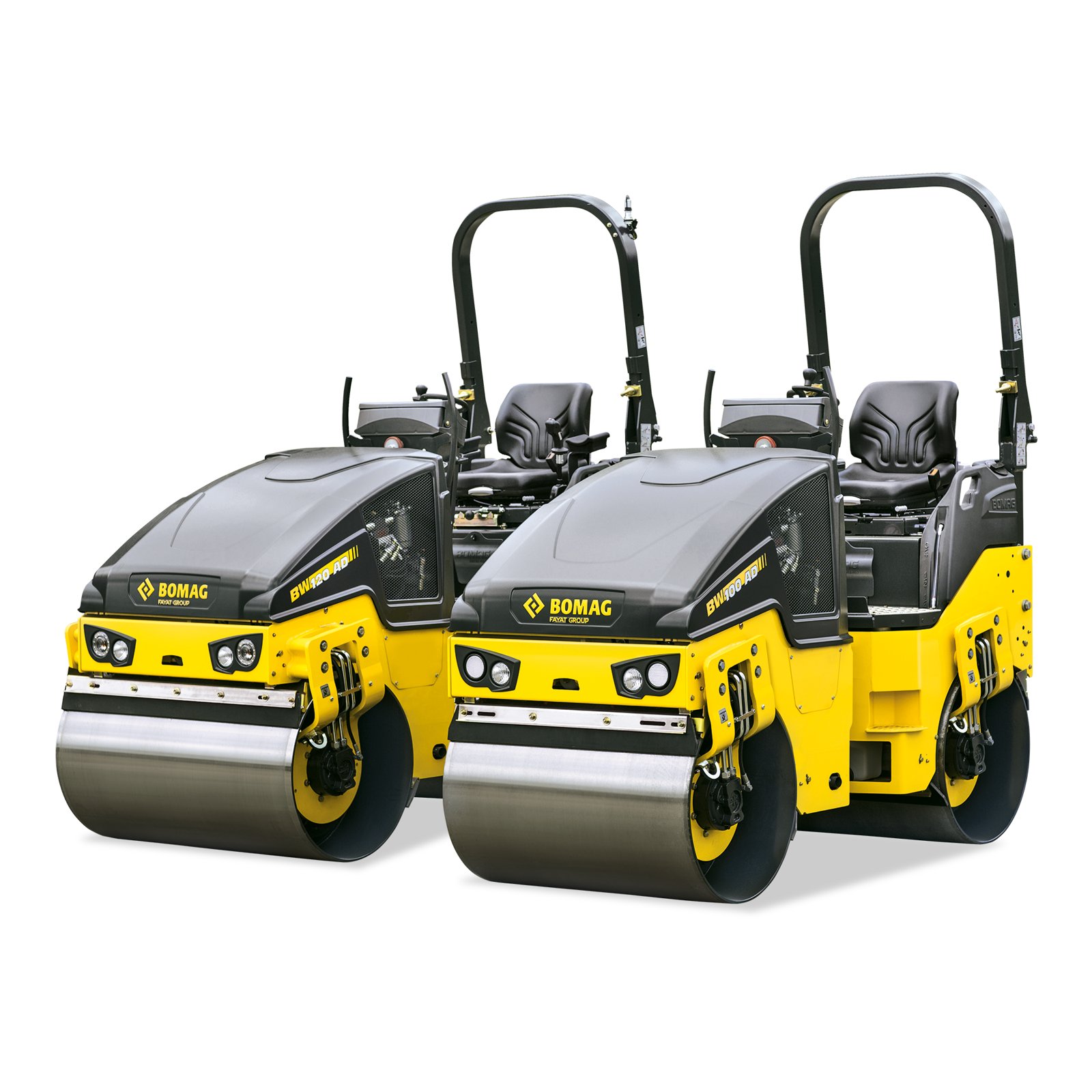 Bomag BW 120 AD-5 mieten – Tandem-Vibrationswalze, Bandage 1,2 m, ab 126 € netto/Tag