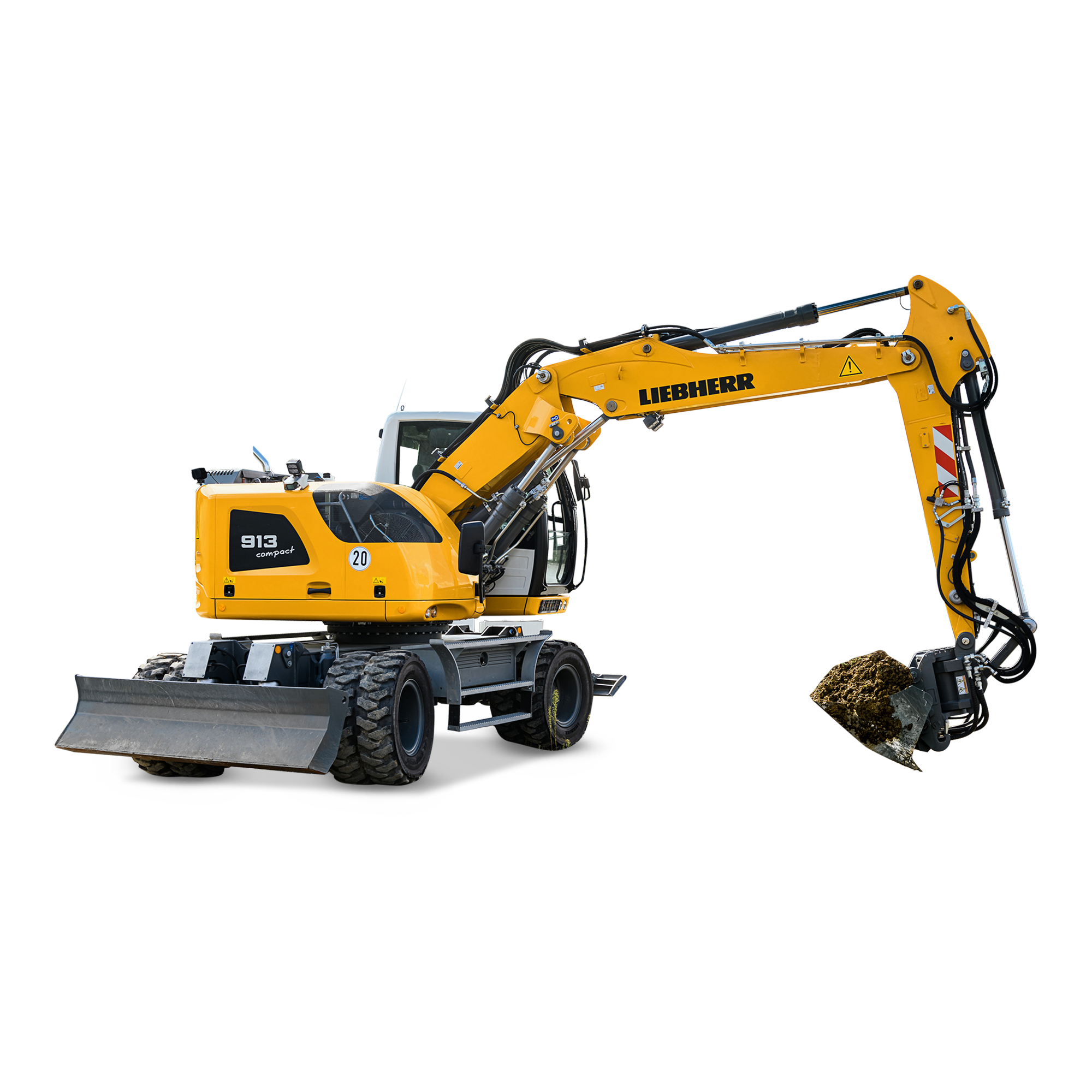 Liebherr A 913 Compact Litronic mieten – Mobilbagger, 13.900 - 16.000 kg Einsatzgewicht