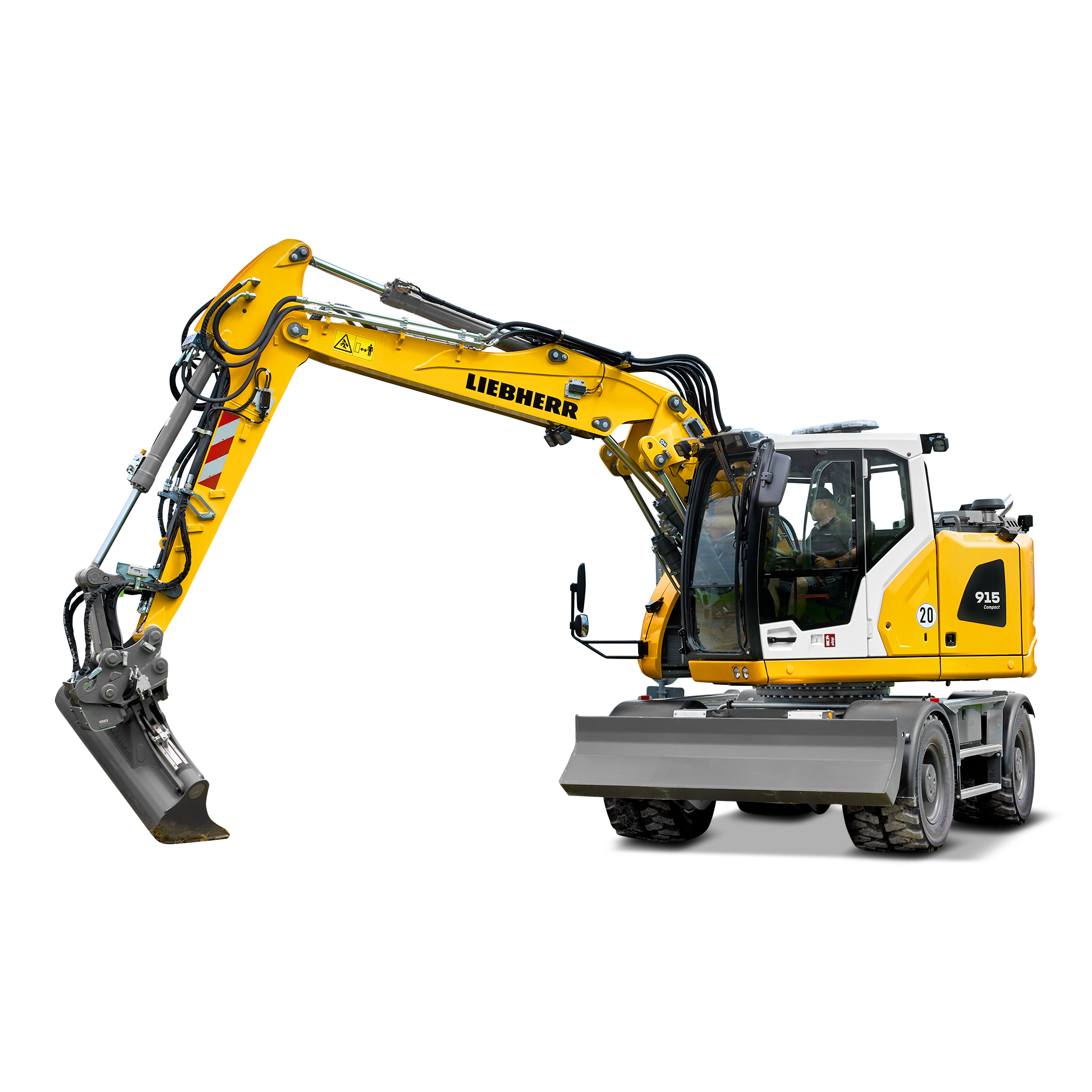 Liebherr A 915 Compact G8.0-D Litronic mieten – Mobilbagger, 15,4 t Einsatzgewicht, 143 PS