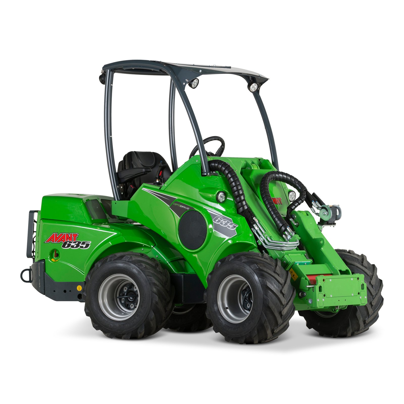 Avant 635i mieten – Kompaktlader, Hubhöhe 2.835 mm, Hubkraft 1000 kg, ab 135 € netto/Tag