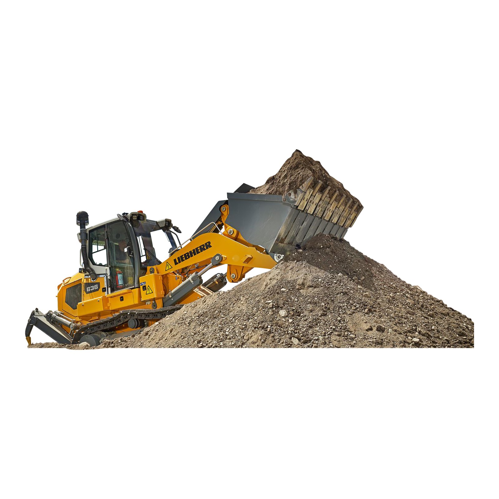 Liebherr LR 636 Litronic mieten – Laderaupe, 1,9 - 4,6 m³ Schaufelinhalt