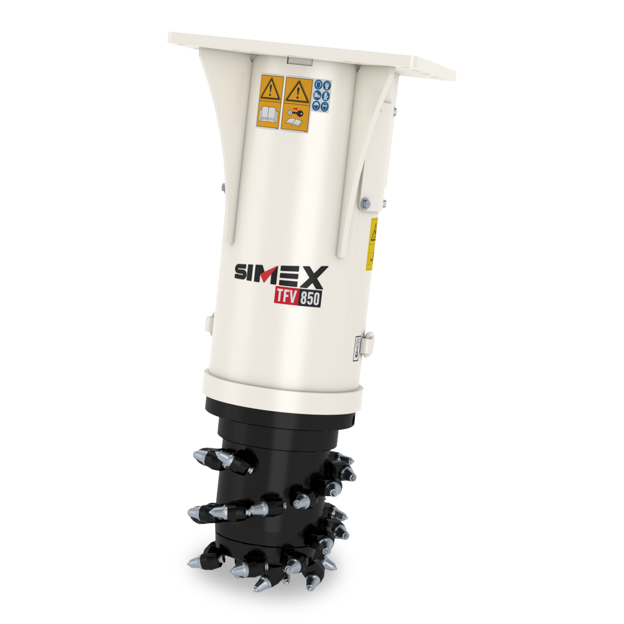 Simex TFV 850 mieten – Fräsköpfe vertikal, für Trägergeräte 15-25t, 570 kg Eigengewicht