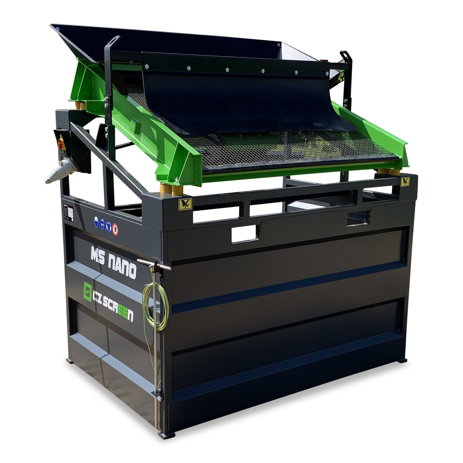 CZ Screen Siebanlage MS NANO mieten – 290 kg Einsatzgewicht, 5 - 15 t/hod