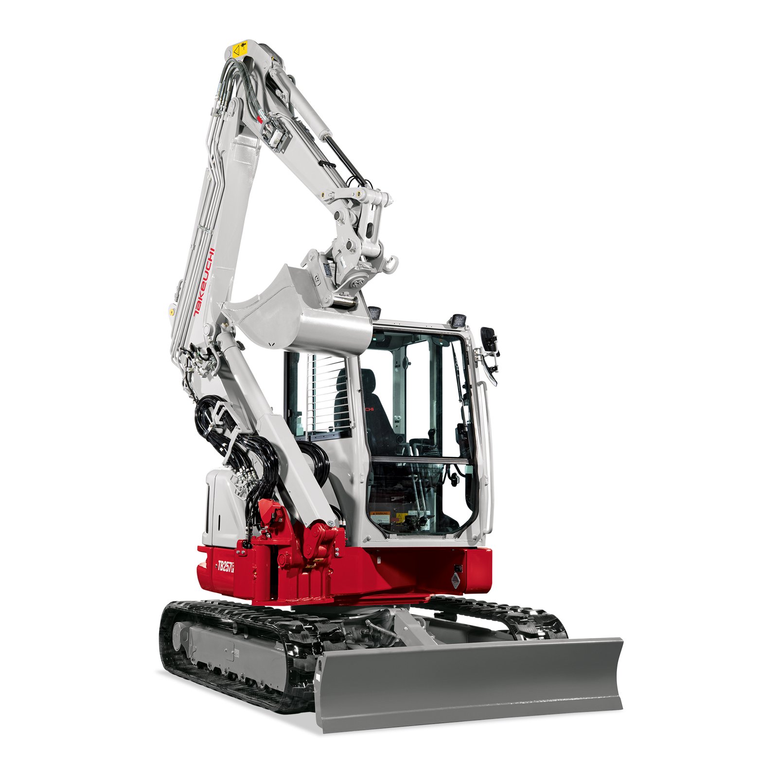 Takeuchi TB 257 FR mieten – Hüllkreis-Raupenbagger, 5,8 t Einsatzgewicht