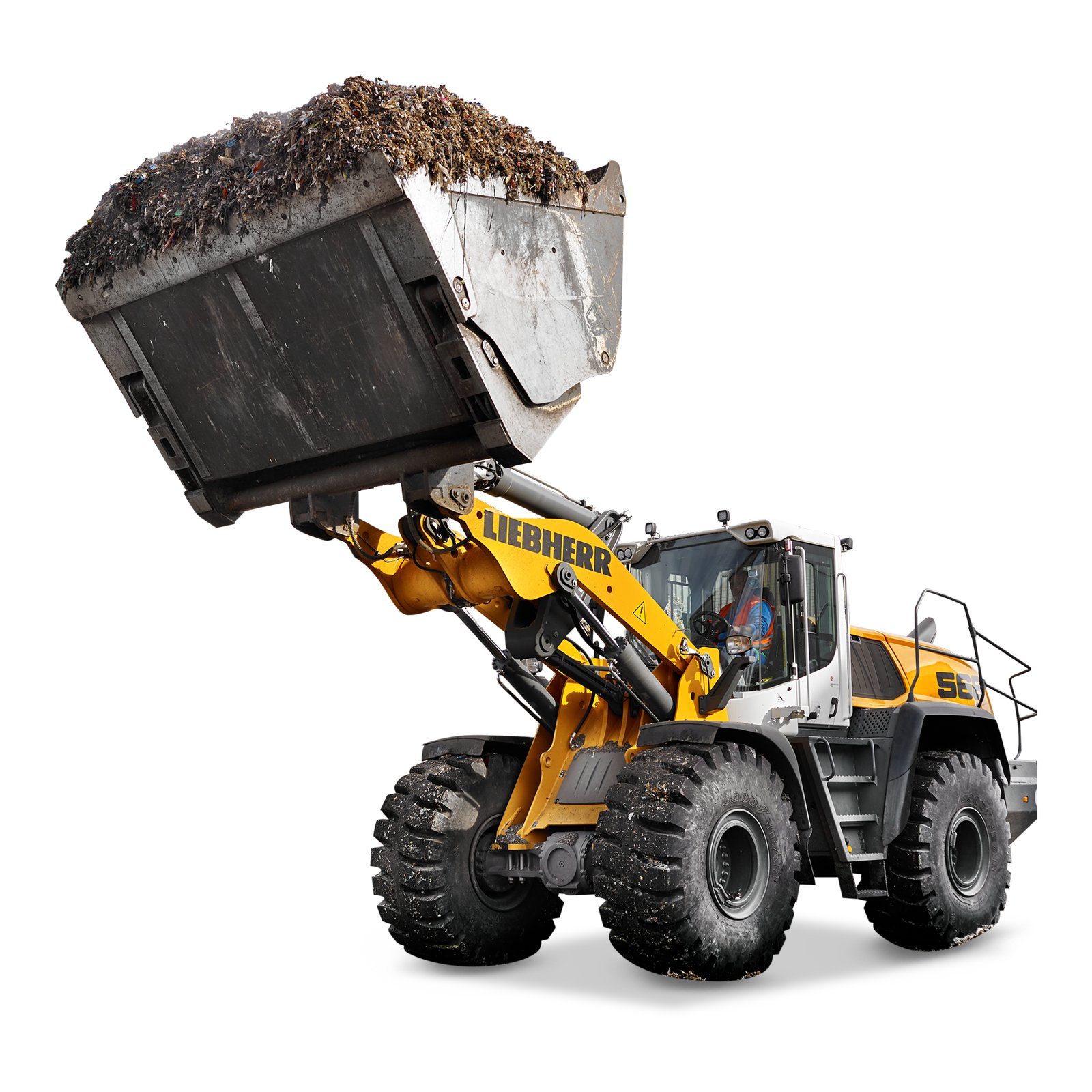 Liebherr L 566 XPower mieten – Radlader, 3,5 - 12,0 m³ Schaufelinhalt, ab 490 € netto/Tag